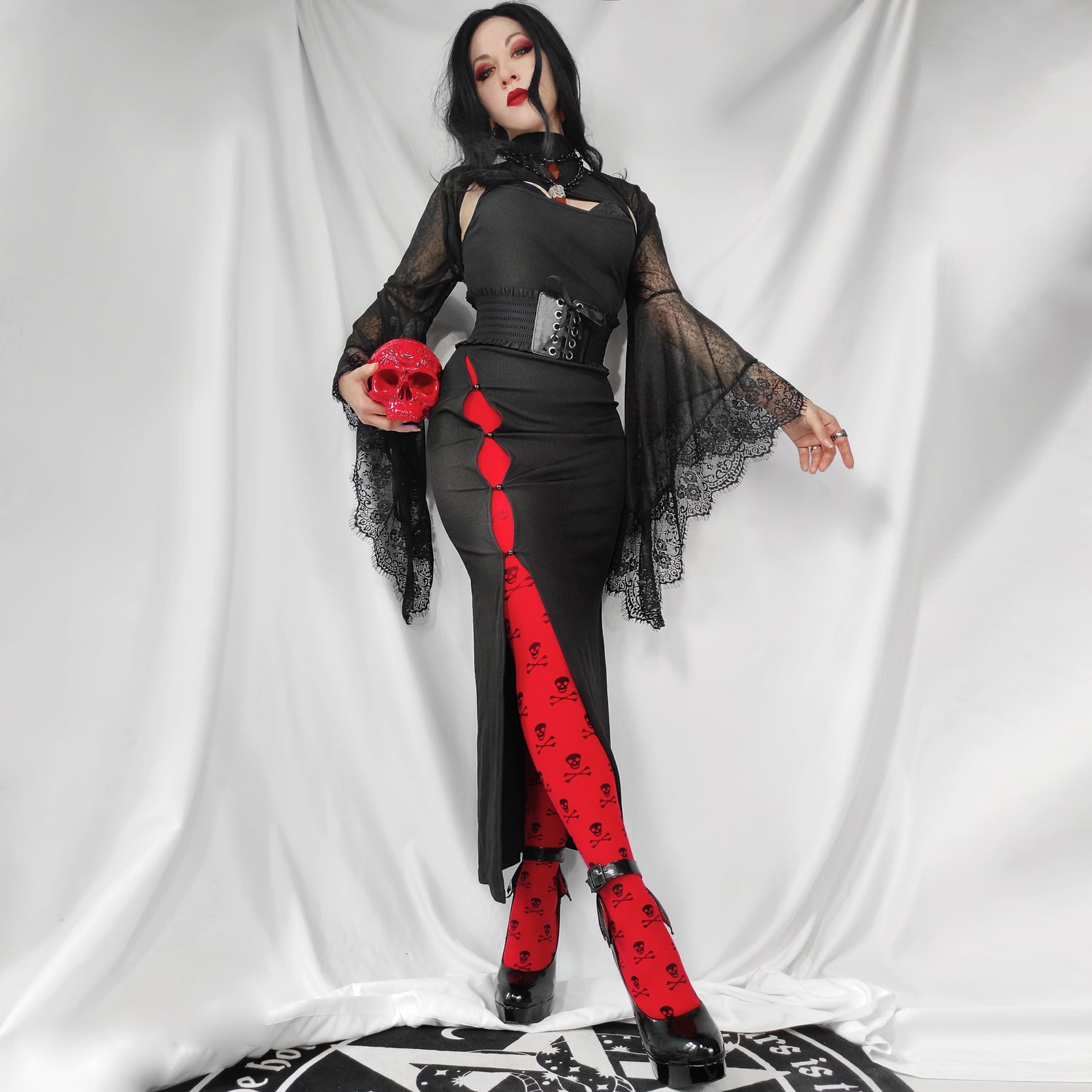 Skullz Strumpfhosen - Poison Apple