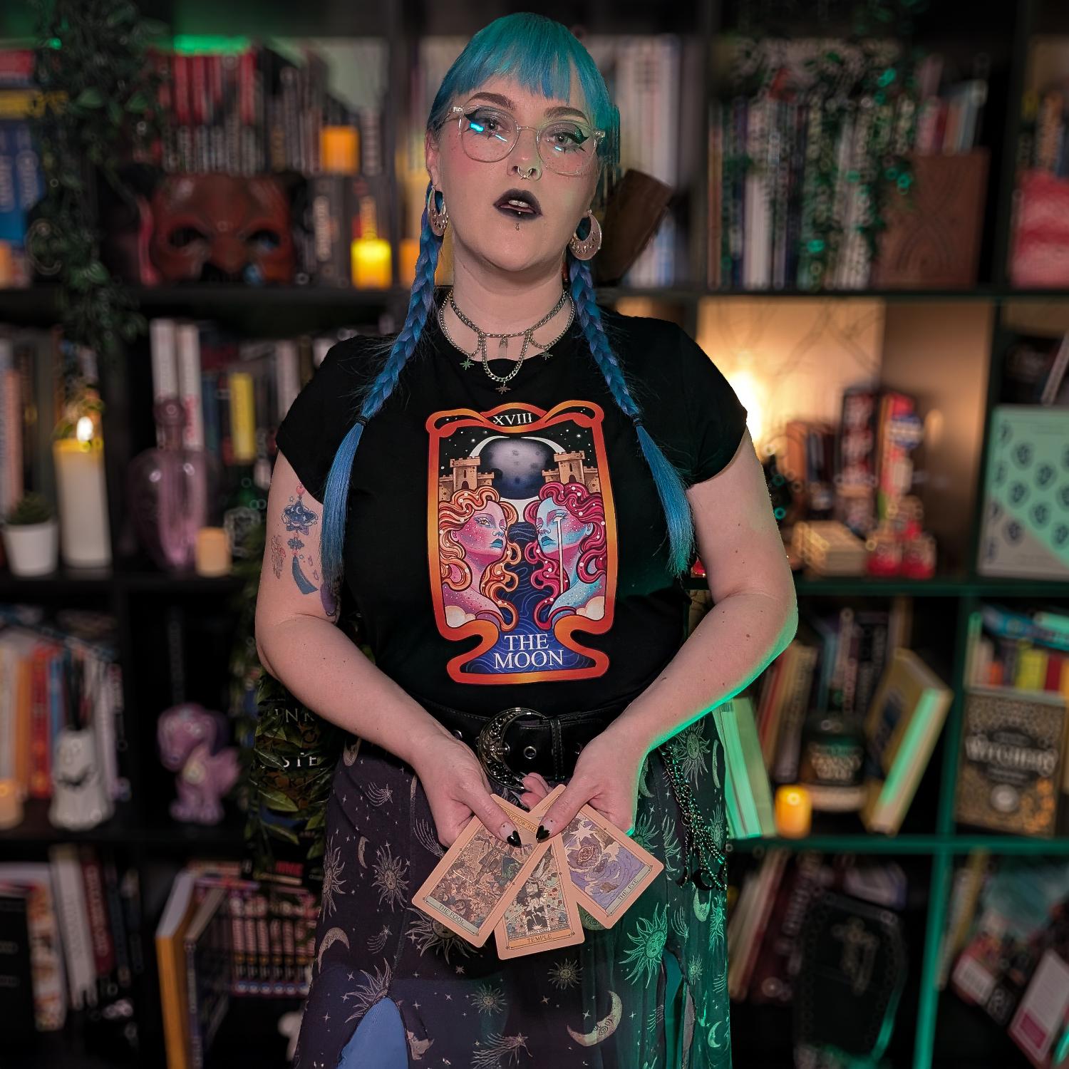 Major Arcana Baby Tee - XVIII Der Mond