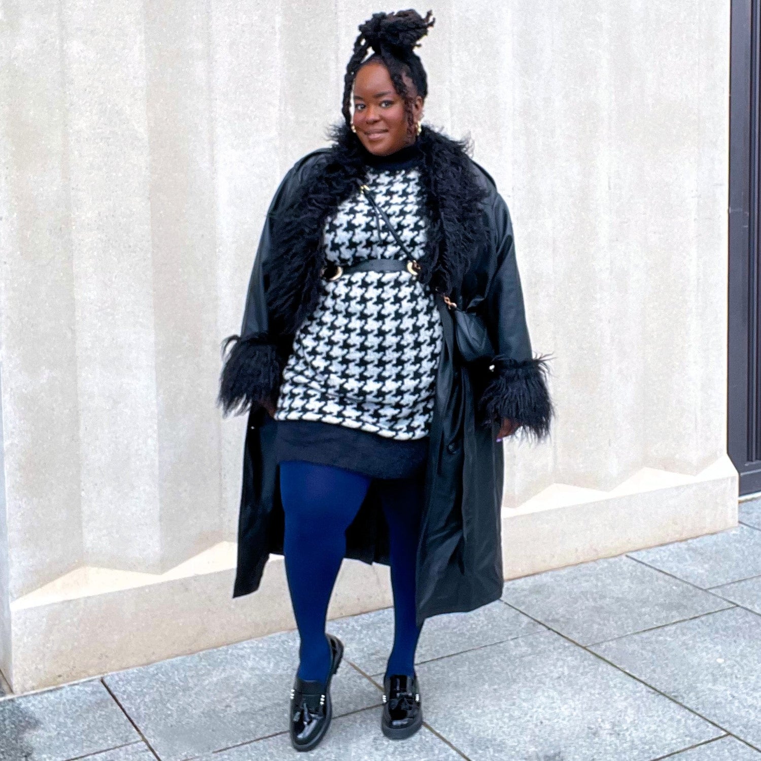 Huggy Leicht stützende Strumpfhose - Marineblau