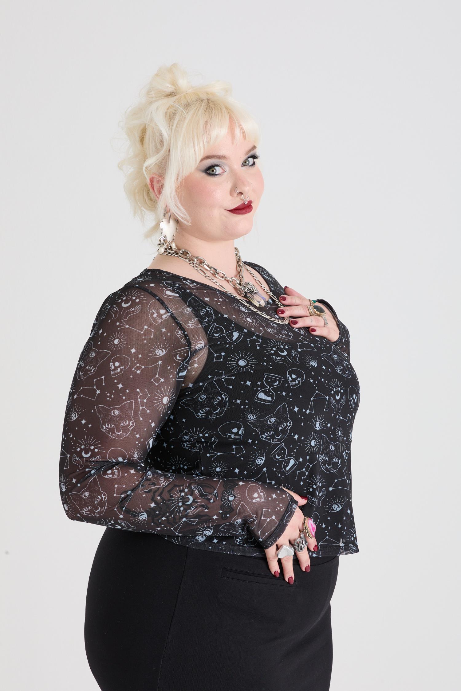 Psychic Cats Mesh-Top