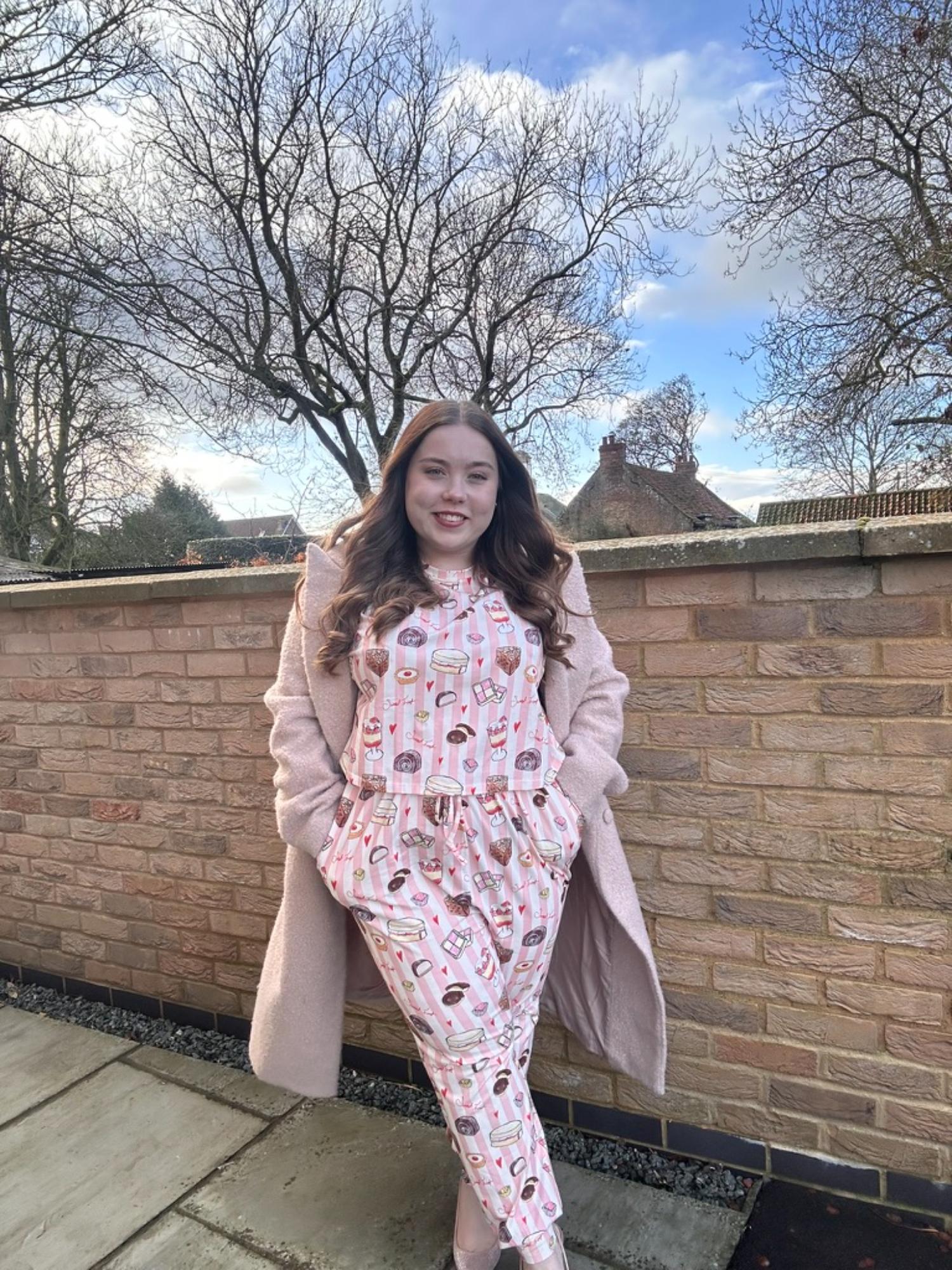 Bio-Baumwoll-Pyjama-T-Shirt – Boxy-Fit - Sweet Treat