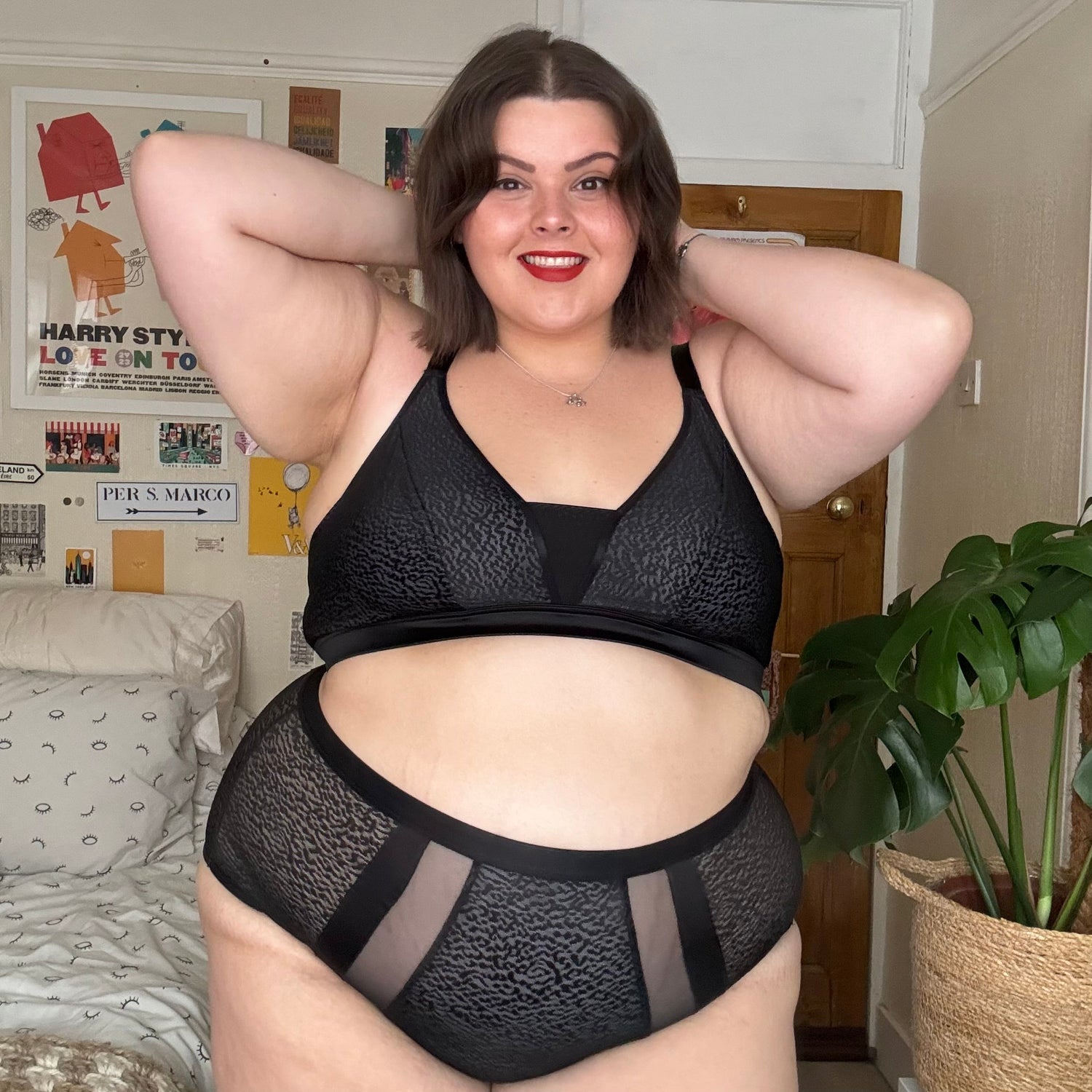 Bio-Baumwolle Vollständiger Slips - Leopard