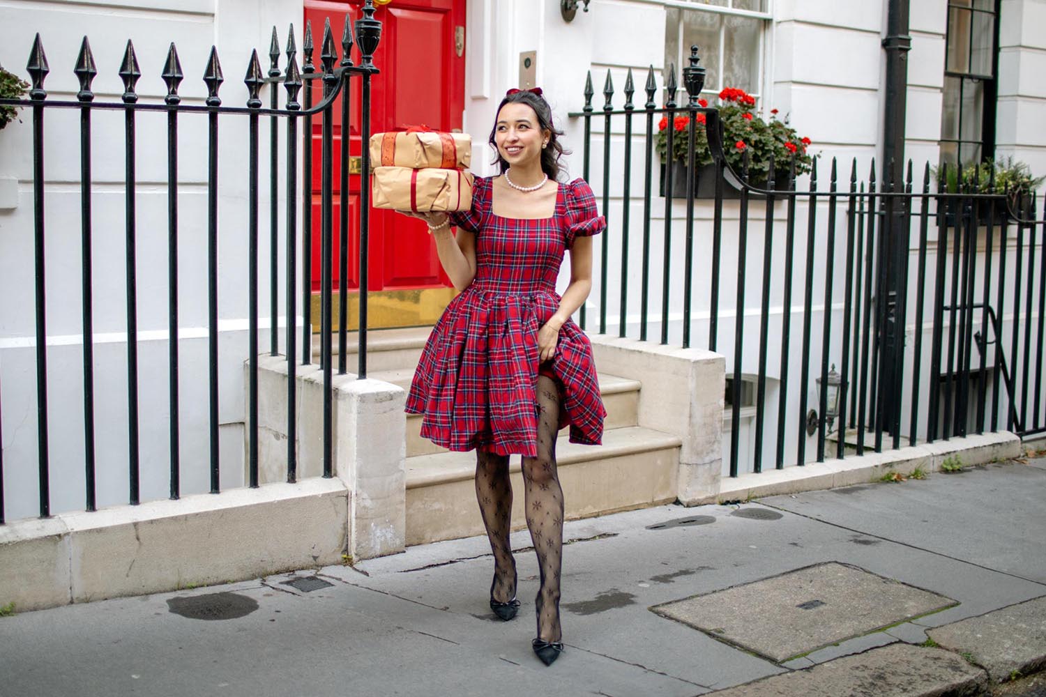 Weihnachts-Fishnetz - Ice Queen