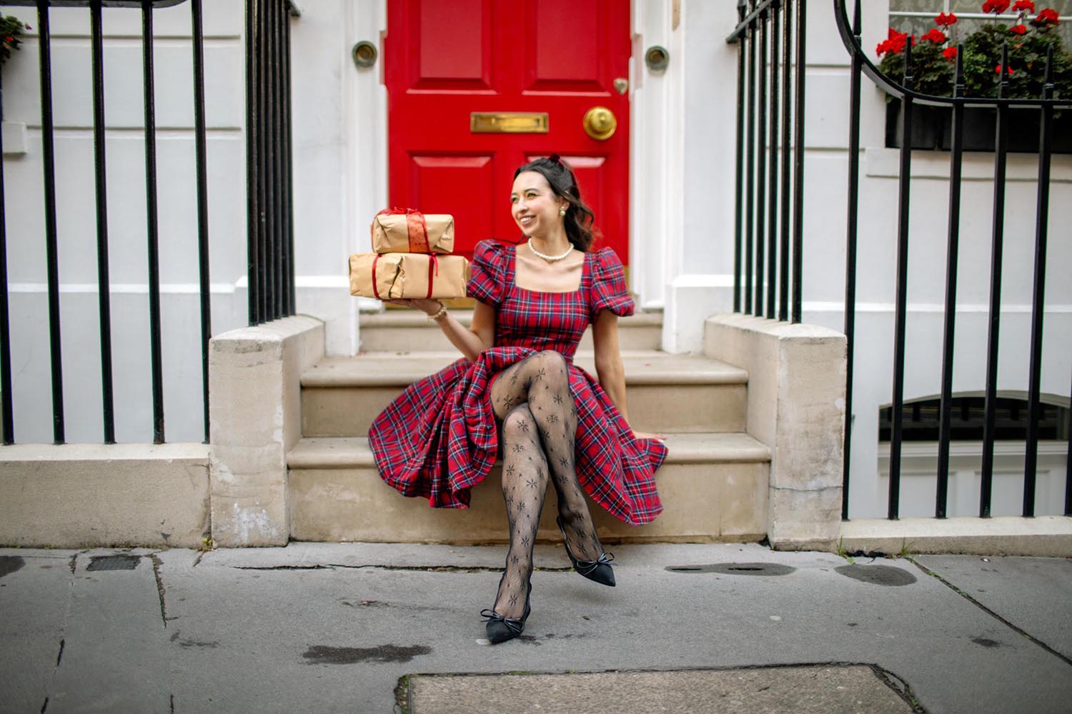 Weihnachts-Fishnetz - Ice Queen