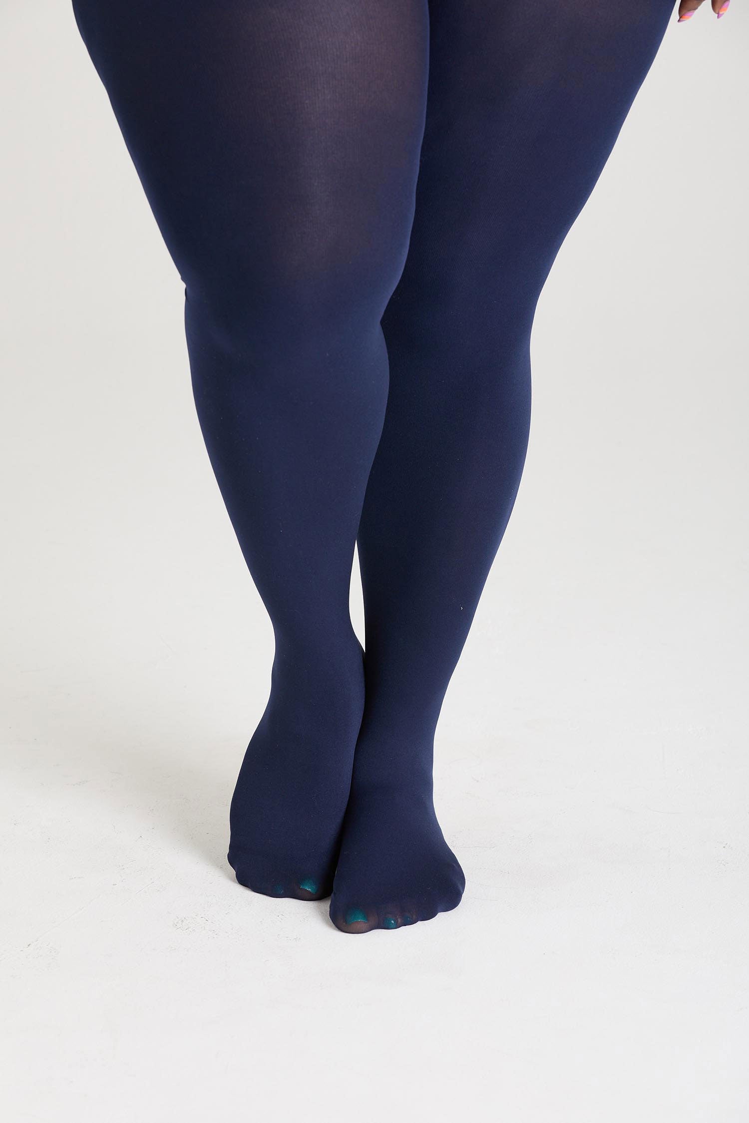 80 Denier Tights - Marinblå