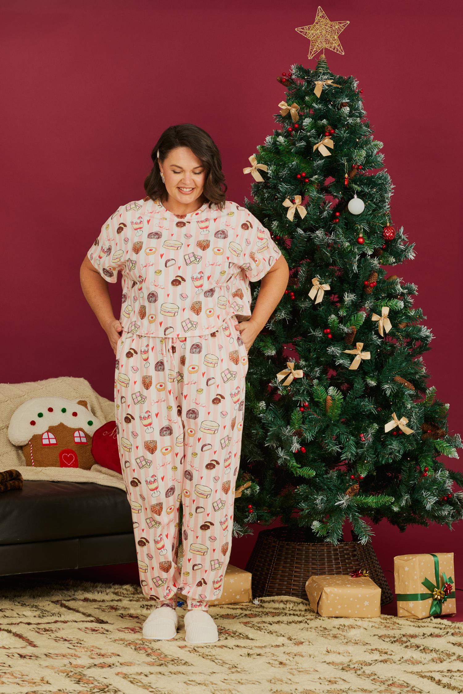 Bio-Baumwoll-Pyjama-T-Shirt – Boxy-Fit - Sweet Treat