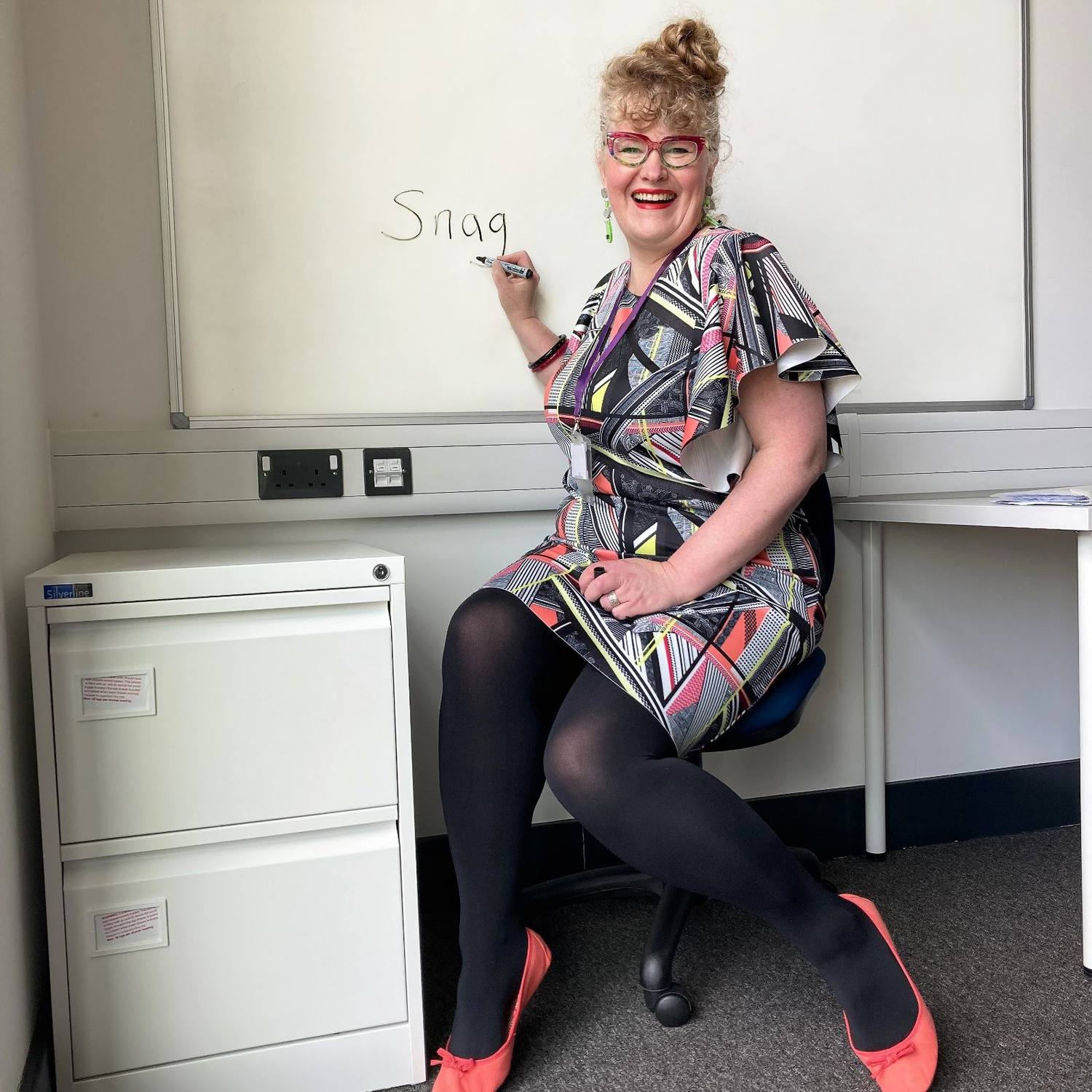 Huggy Leicht stützende Strumpfhose - Schwarz