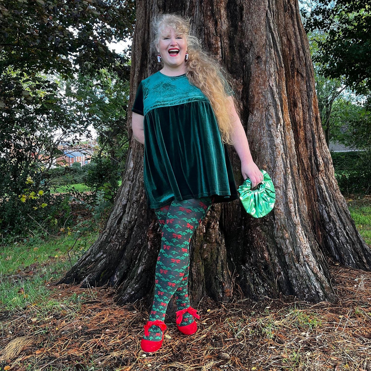 Holly Dolly Strumpfhose - Crocodile