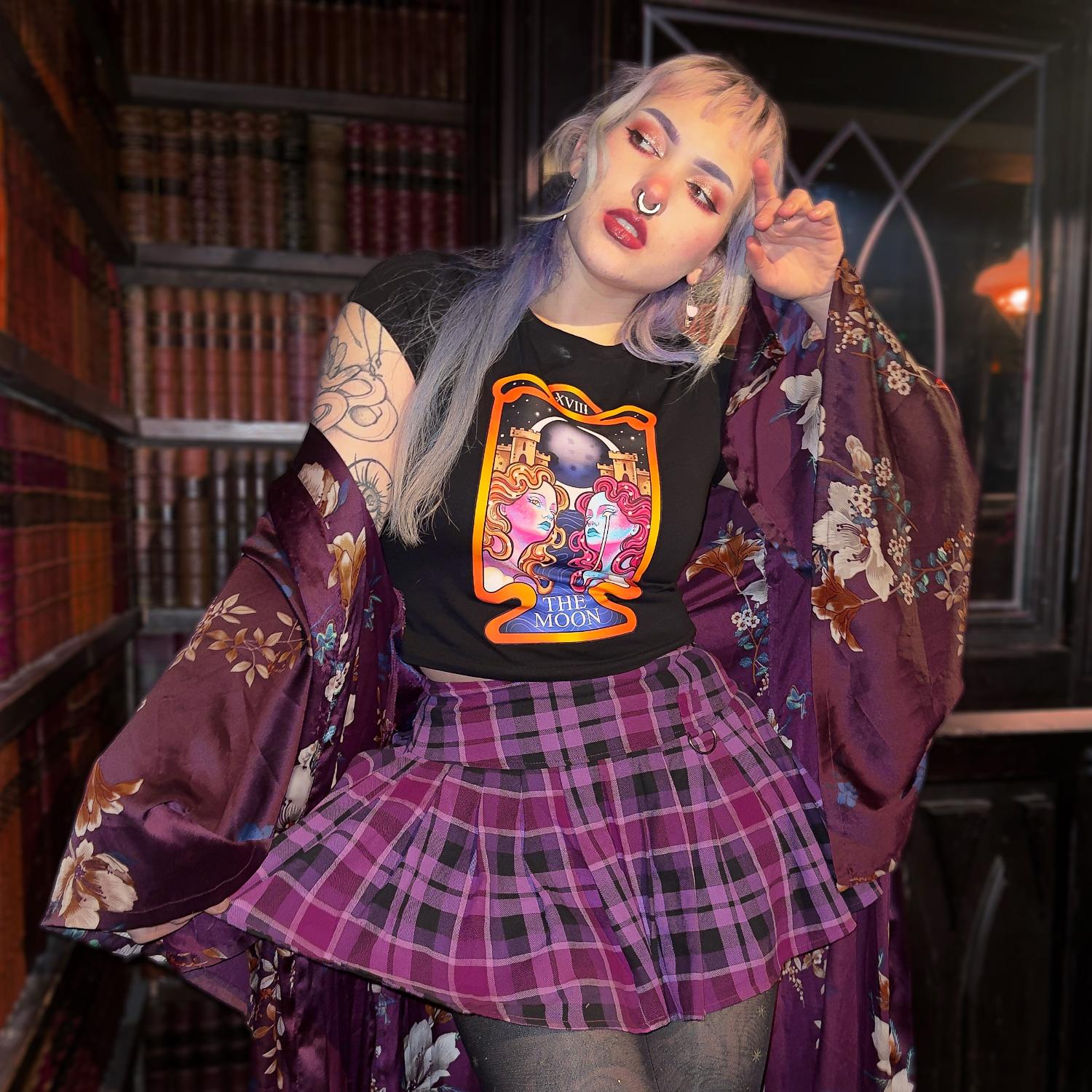 Major Arcana Baby Tee - XVIII Der Mond