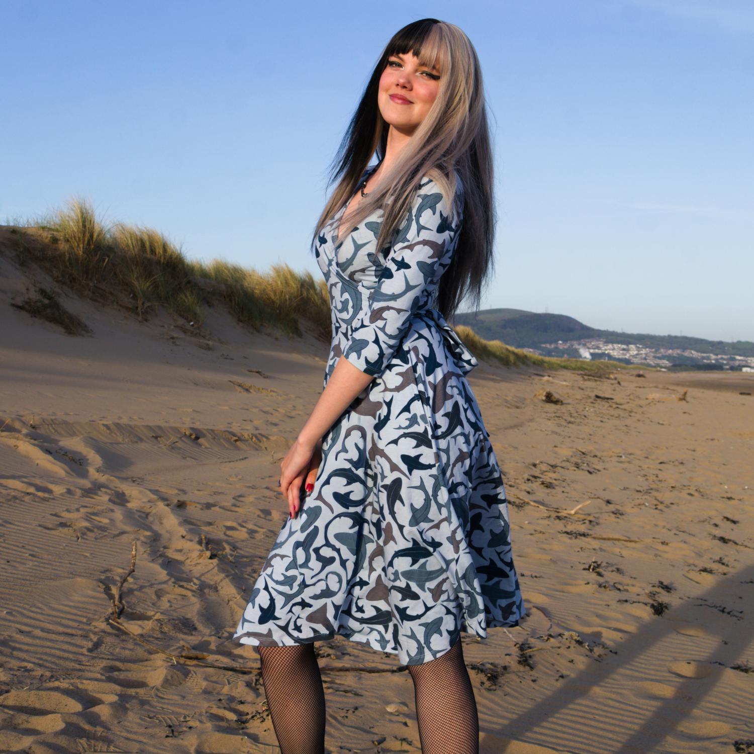 Wickelkleid – Haie