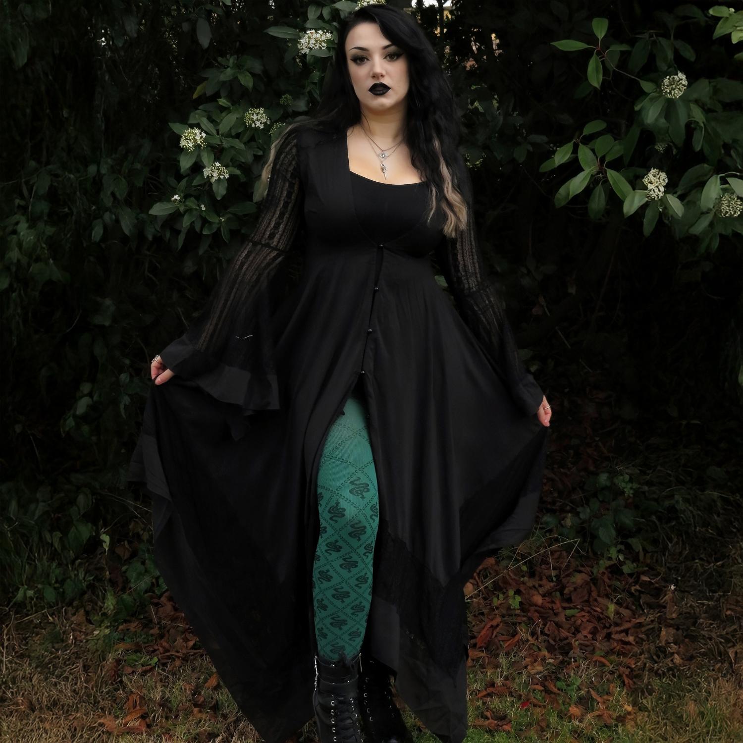 80 Denier Strumpfhosen - Corra Snakes - Foliage Green