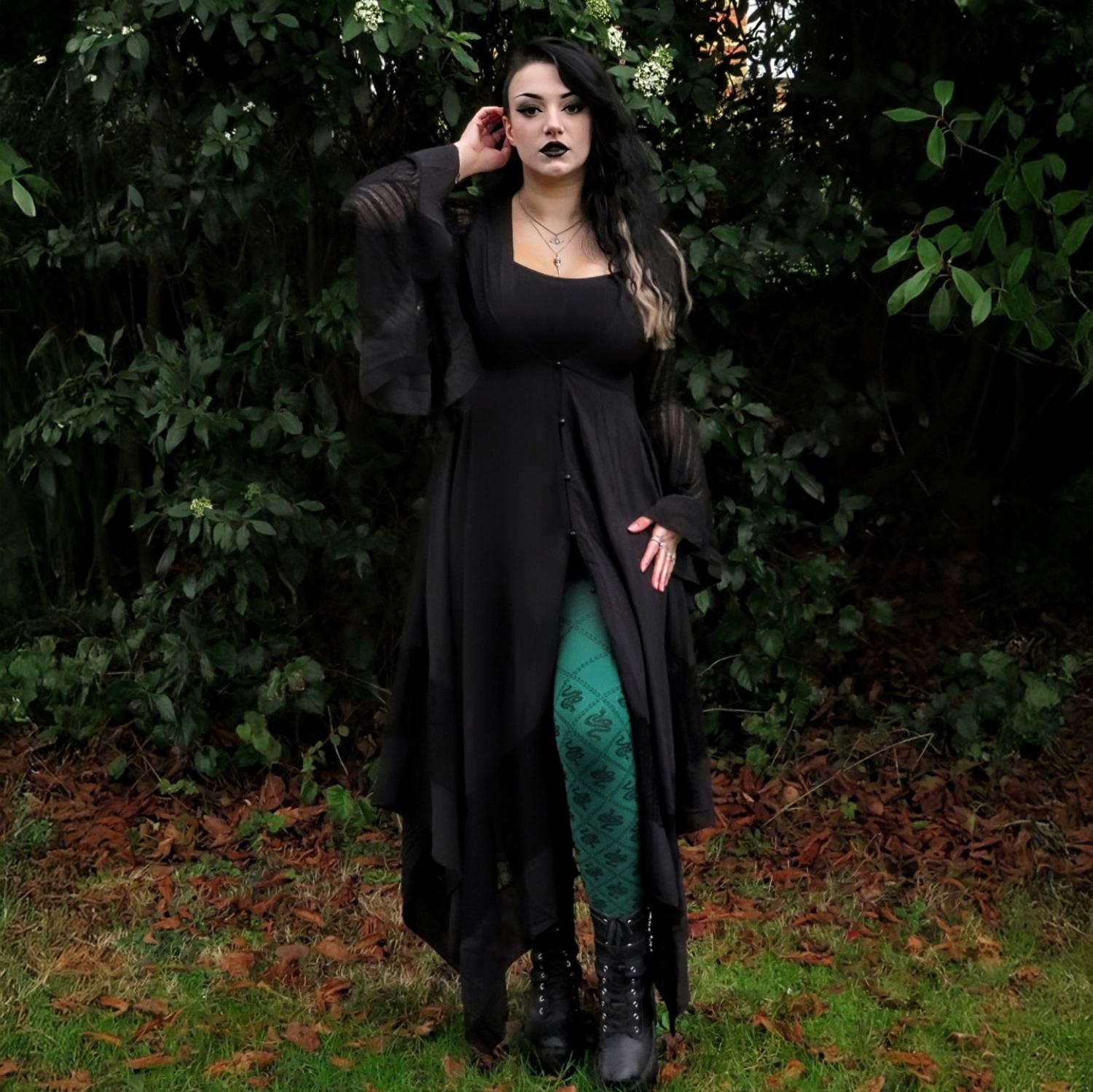 80 Denier Strumpfhosen - Corra Snakes - Foliage Green