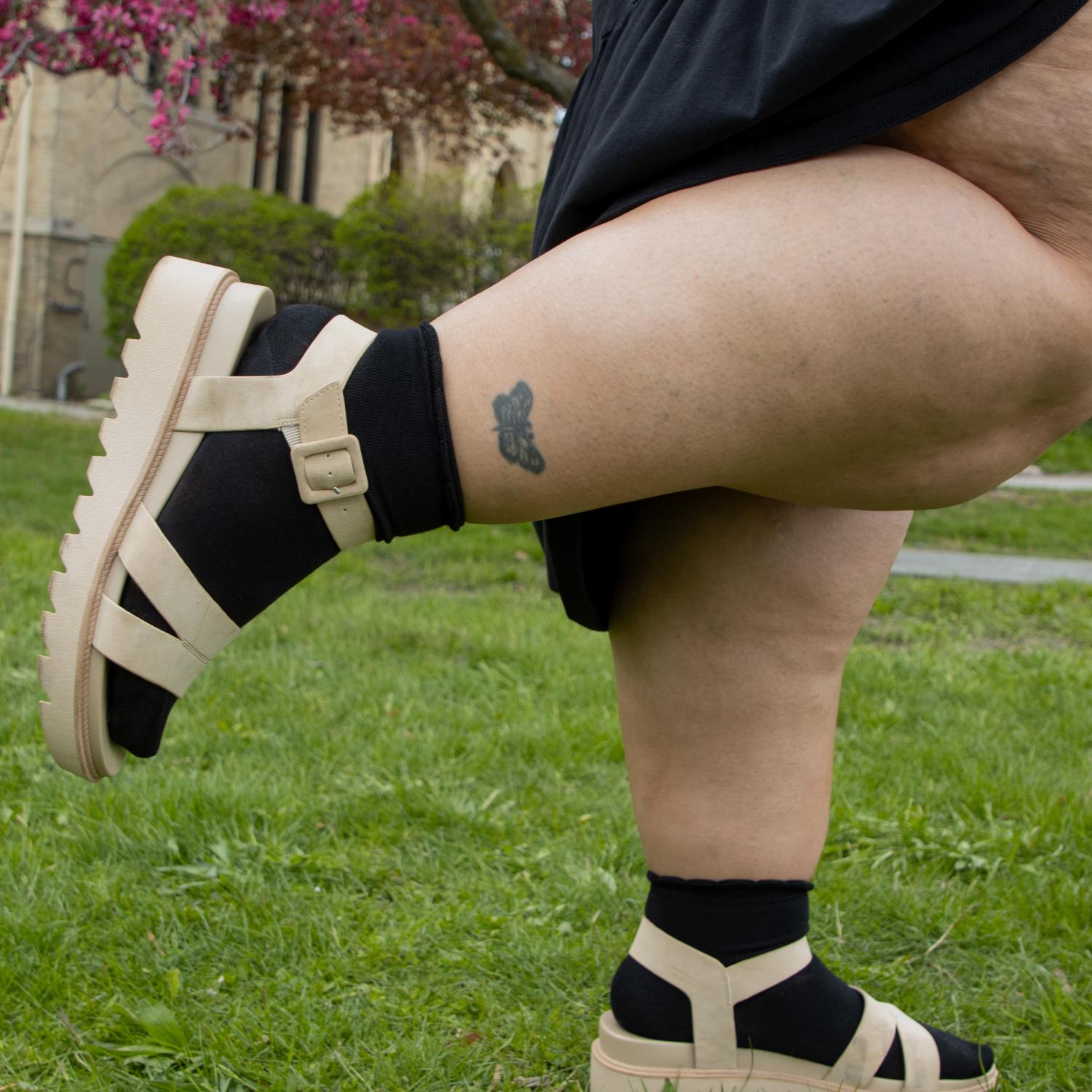 Ultimative Bambus-Knöchelsocken - Schwarz