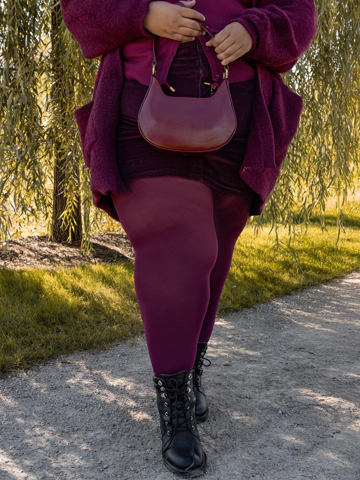 120 Denier Strumpfhosen - Cherry