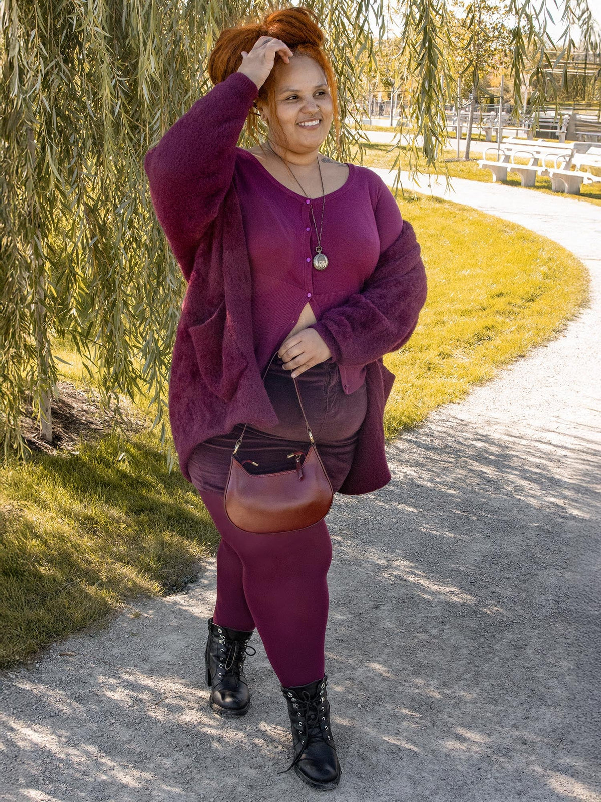 120 Denier Strumpfhosen - Cherry