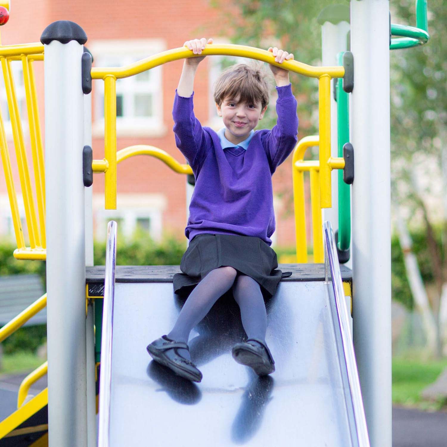 Barnstrumpbyxor - skiffergrå