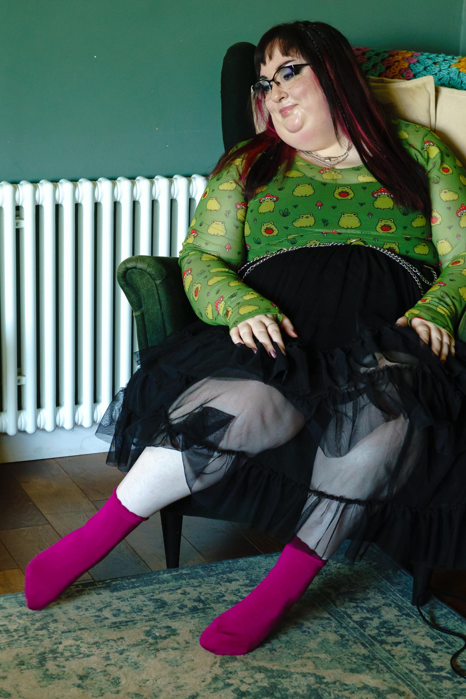 Ultimative Bambus-Knöchelsocken - Hibiscus