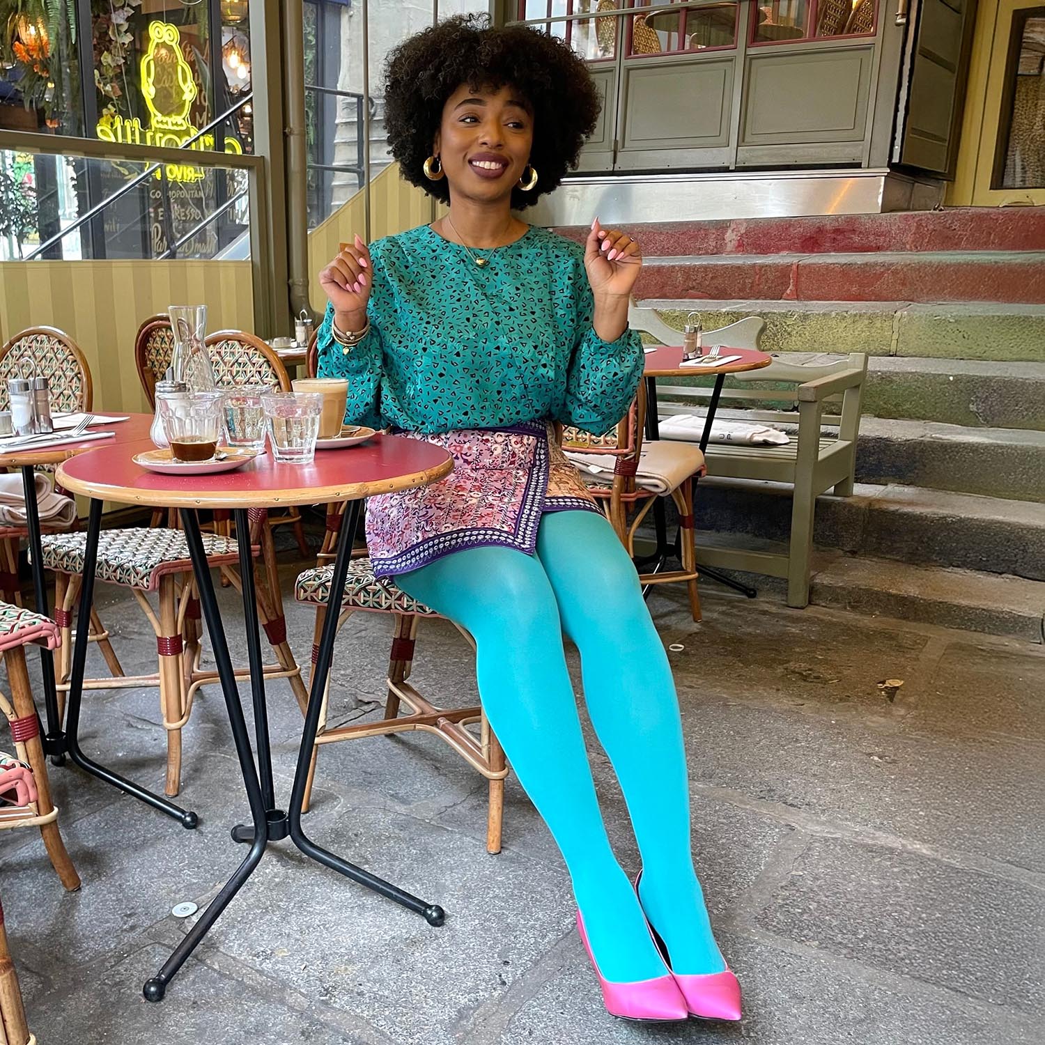 80 Denier Strumpfhosen - Mosaik