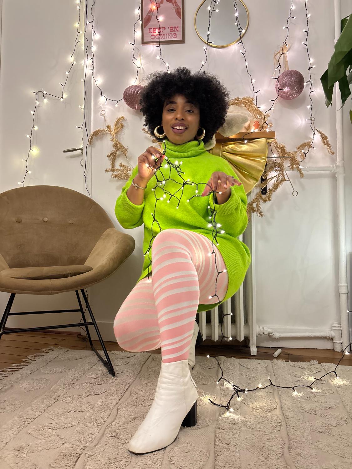 Weihnachts-Strumpfhose - Sugar Plum