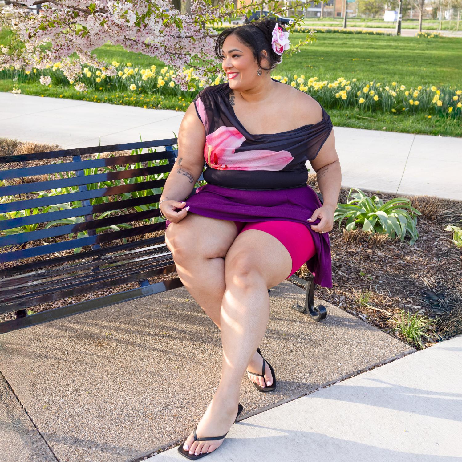 Mini-Skaterrock - Mulberry