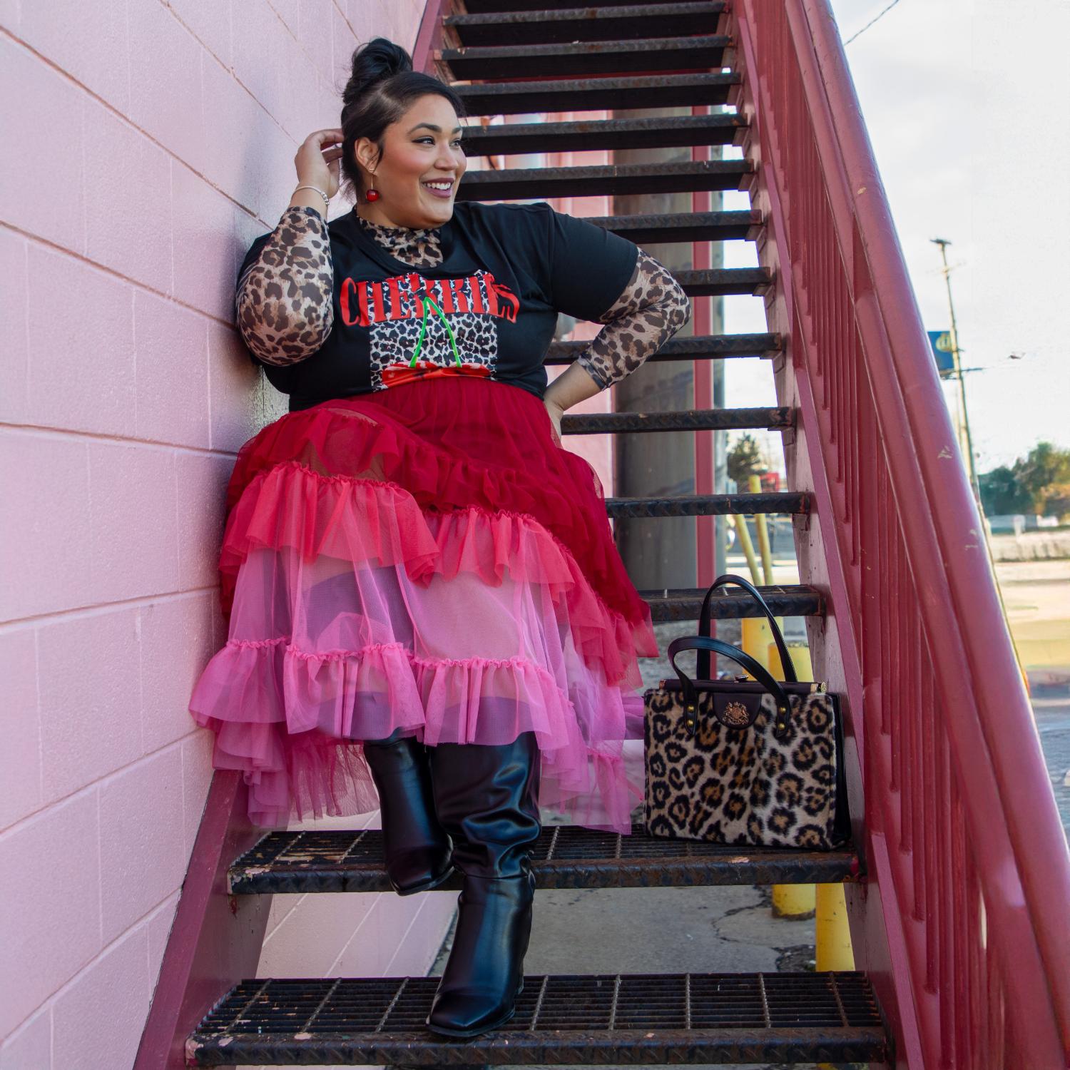 Mesh-Maxirock - Pirouette Ombre