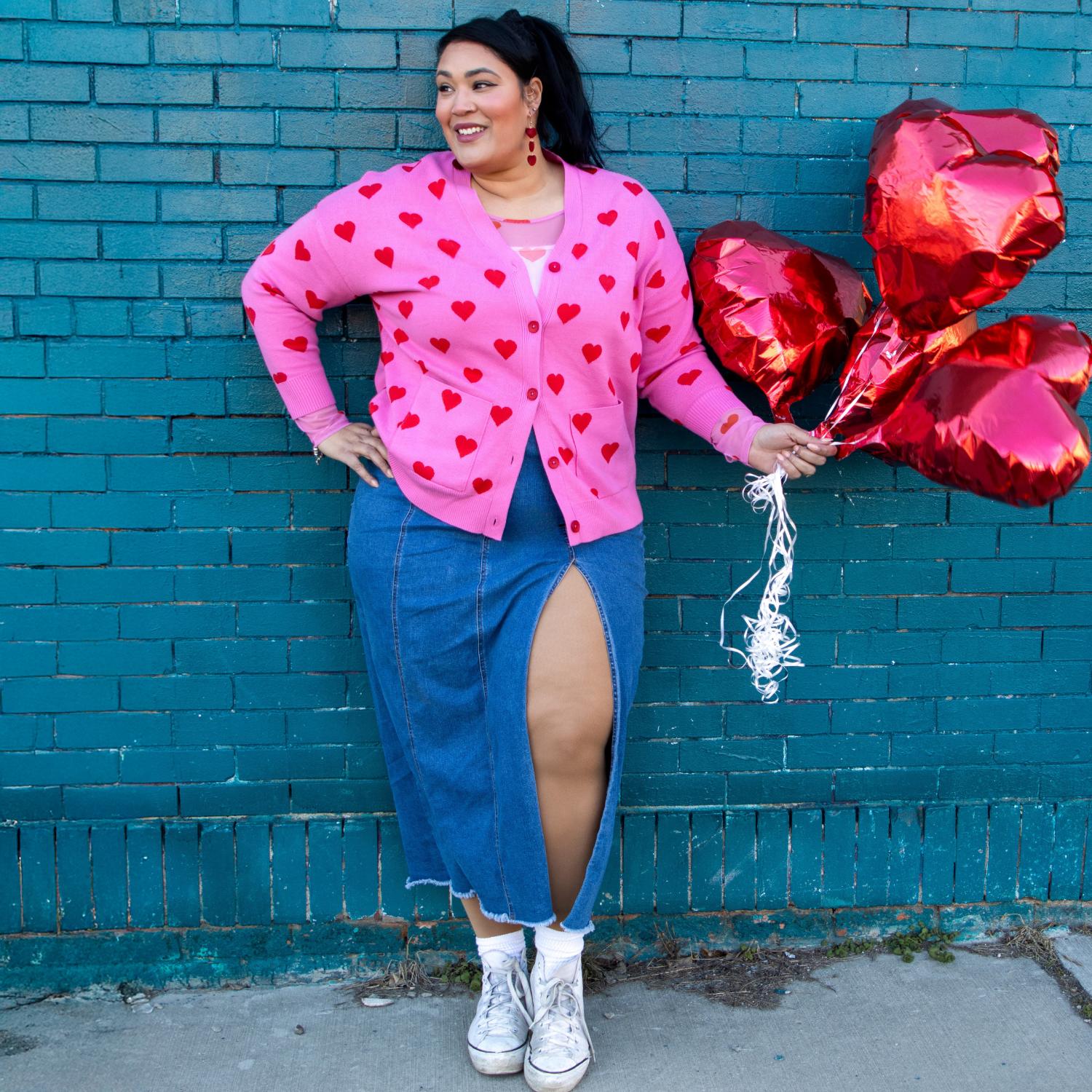 Baumwoll-Cardigan - Love Me