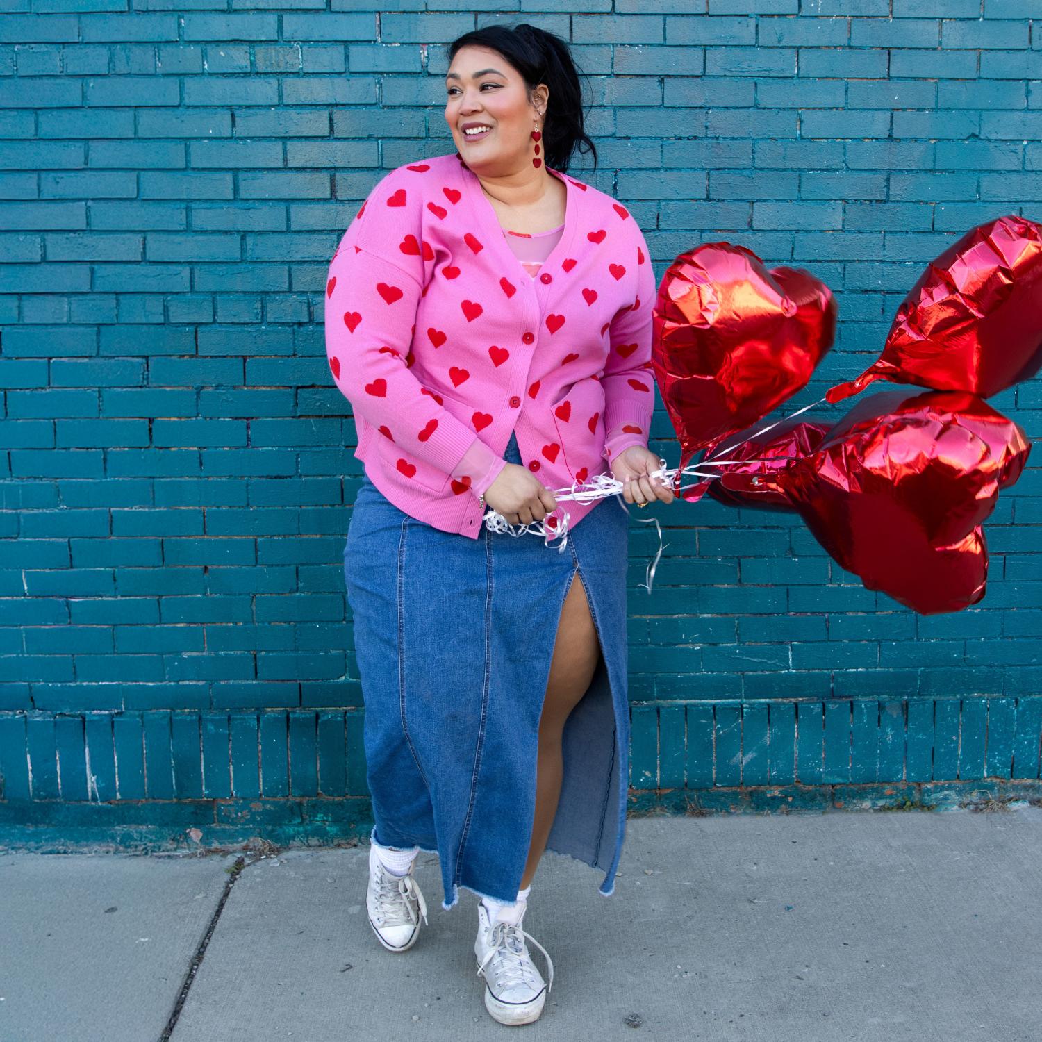 Baumwoll-Cardigan - Love Me