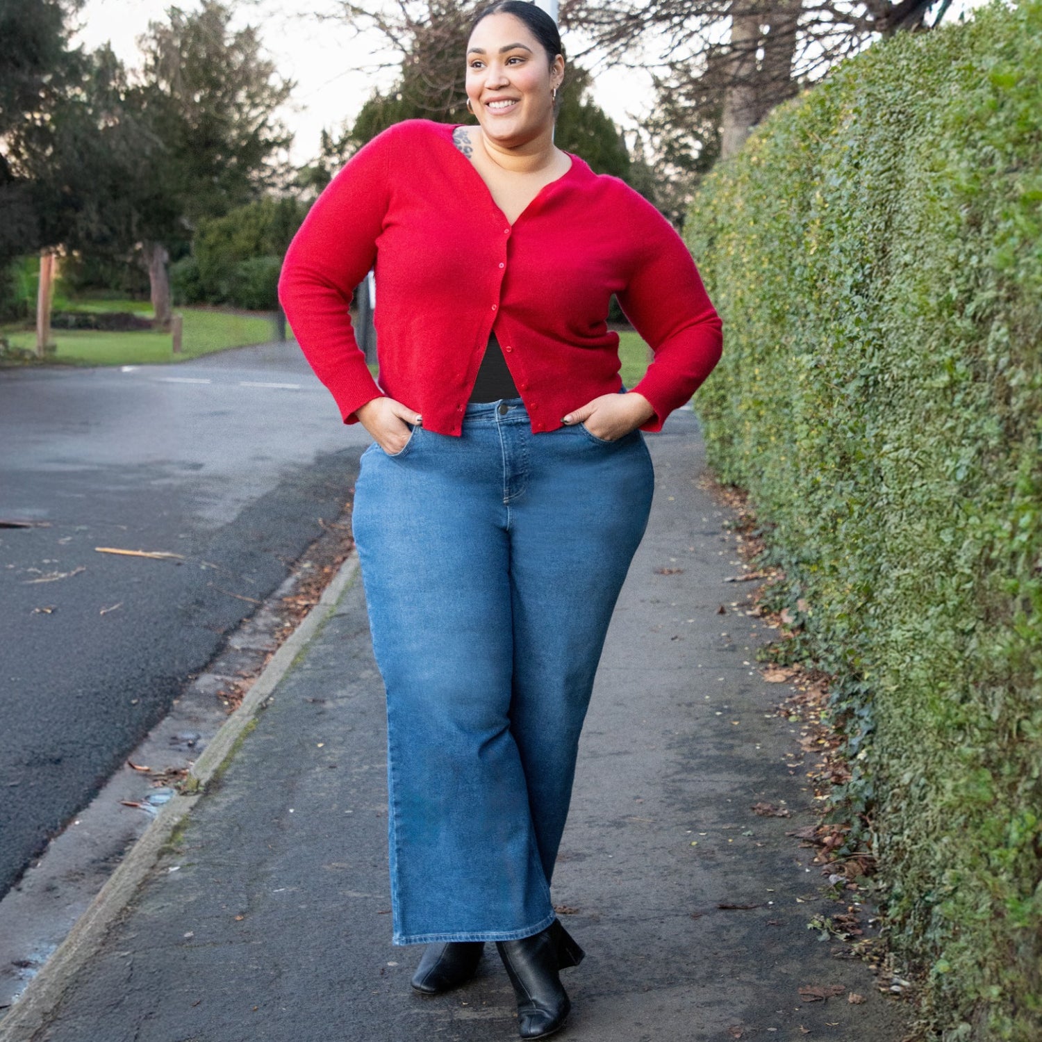 Bio Weitbein Jeans – Atlantic