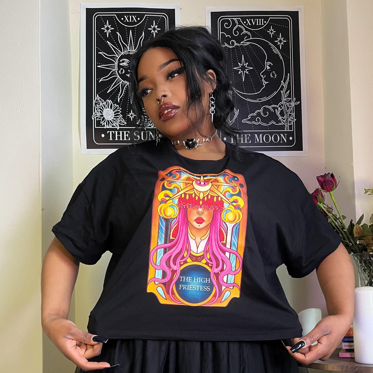 Major Arcana Boxy Tee - II Die Hohepriesterin