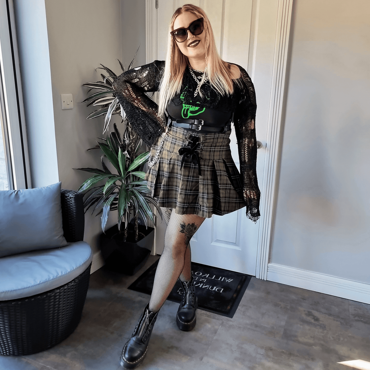 Thighs the Limit Fischnetz - Schwarz