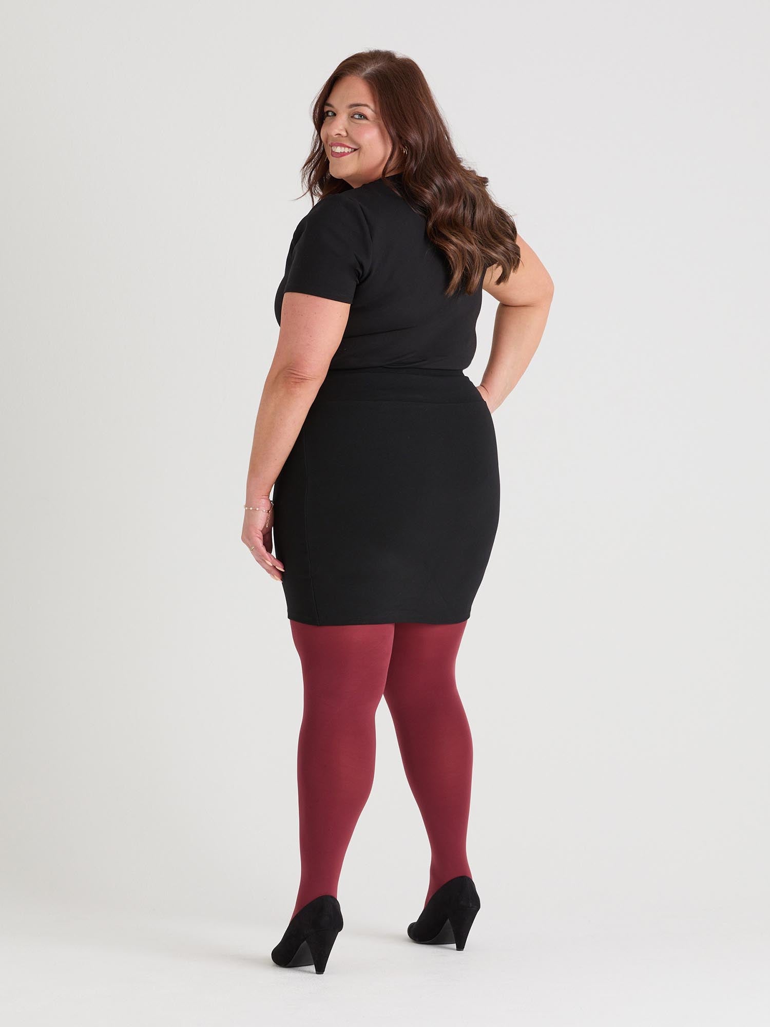 Mini-Bleistiftrock - Schwarz (V2)