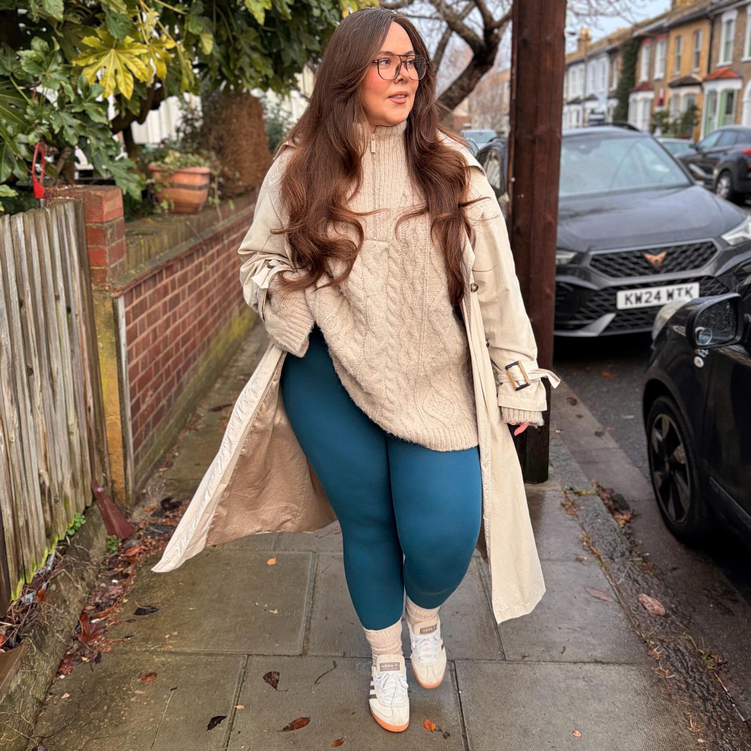 Squat-Proof Leggings - Bone China