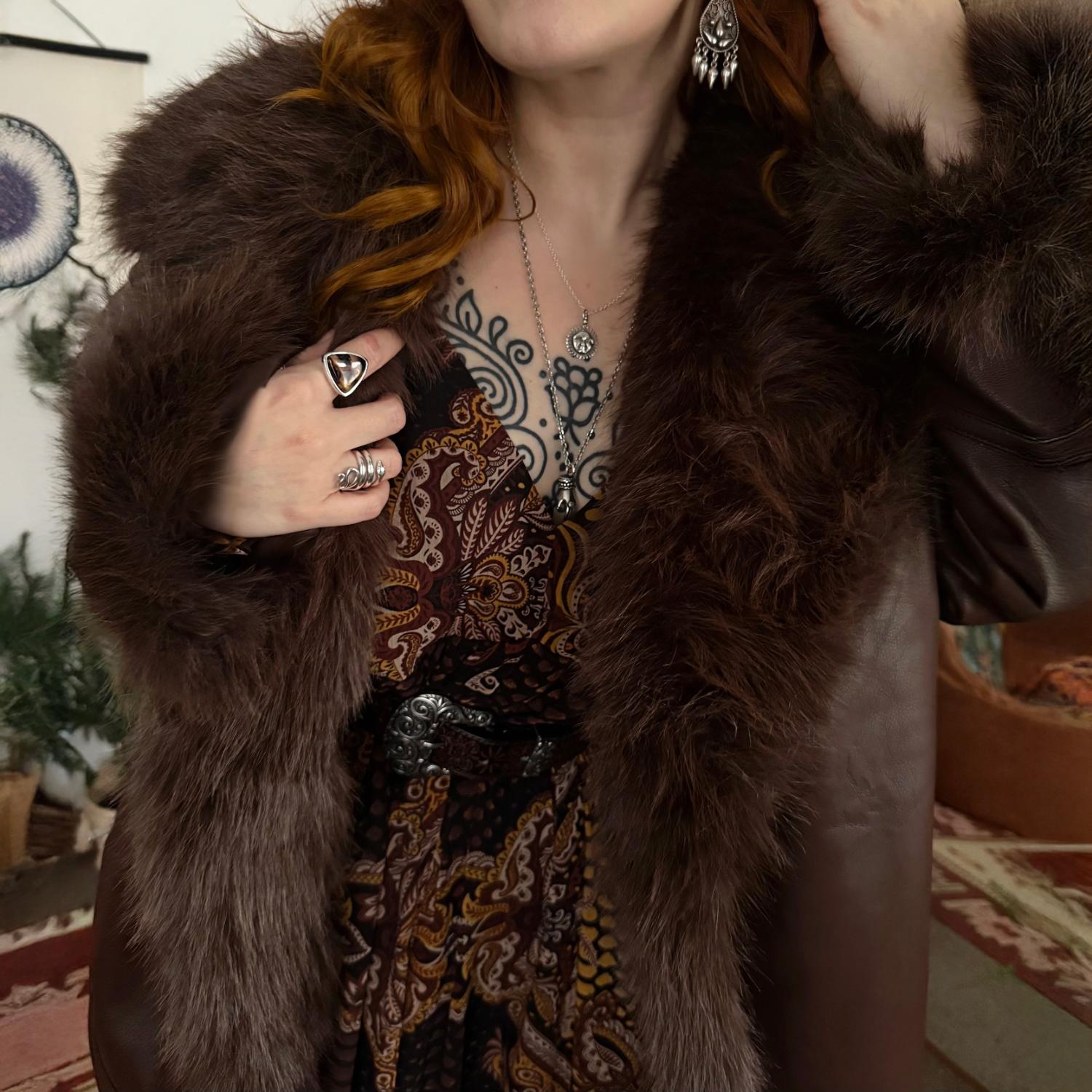 Amelia Aviator Jacke – Braun