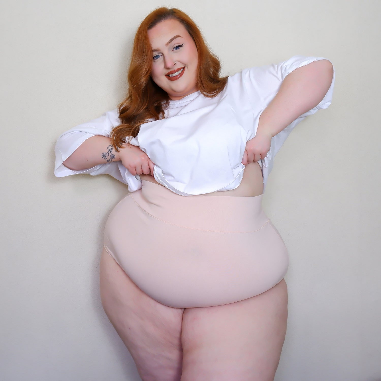 Bio-Baumwolle Super hochtailliert Slips - Ballet Pink