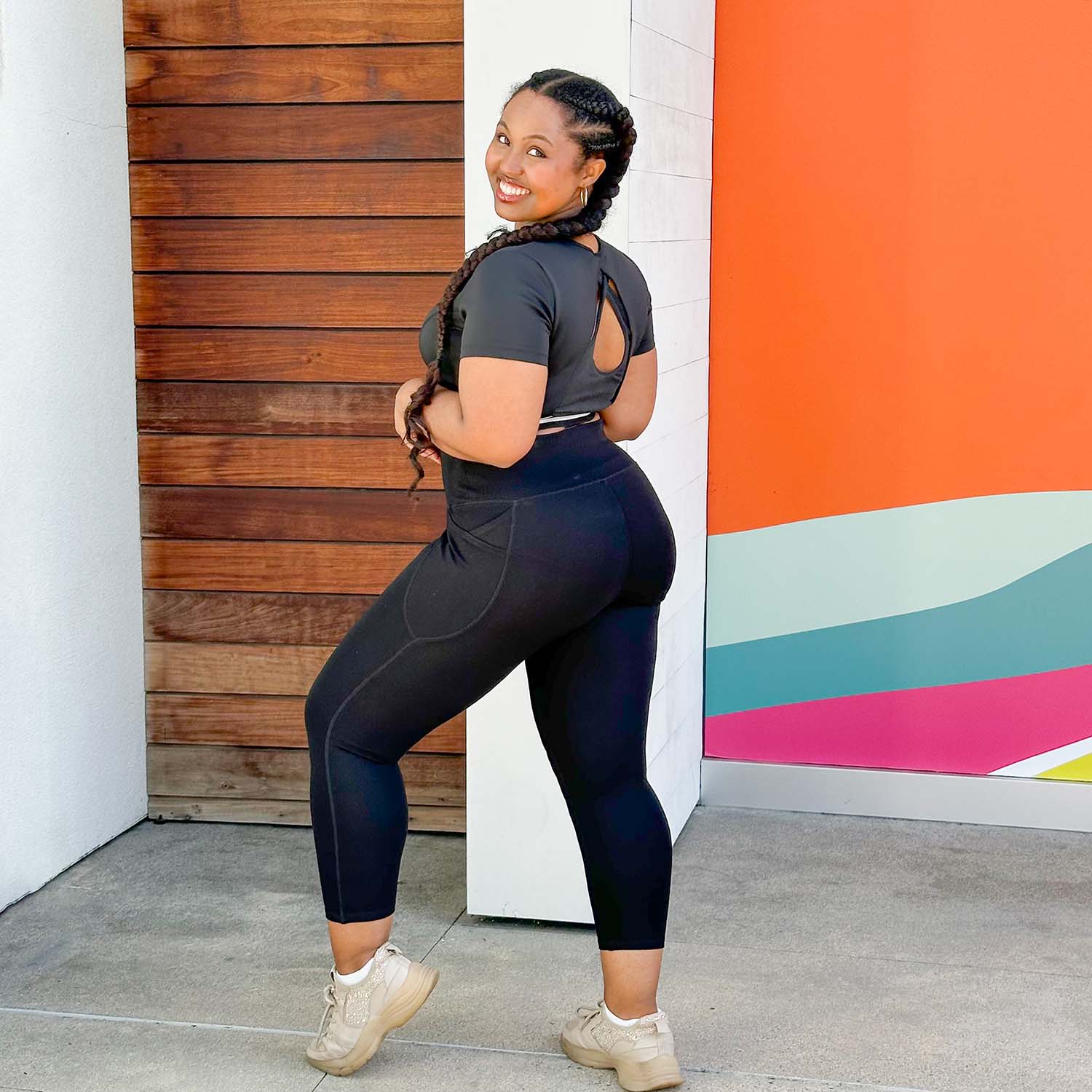 Squat-Proof Leggings - Schwarz