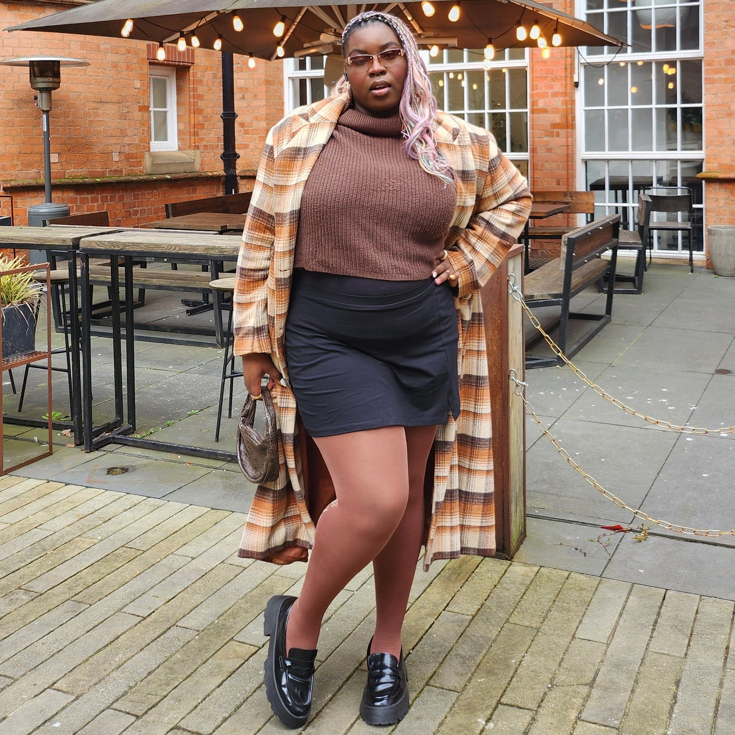 80 Denier Strumpfhose - Peonies