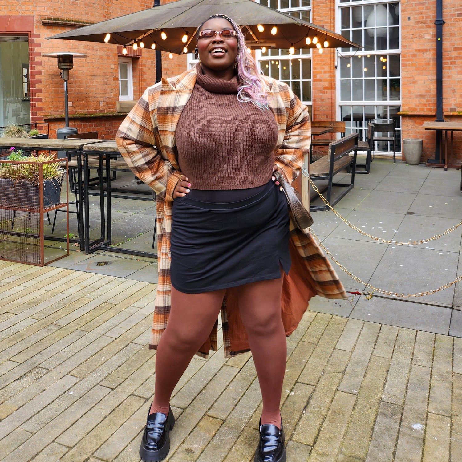 80 Denier Strumpfhose - Peonies