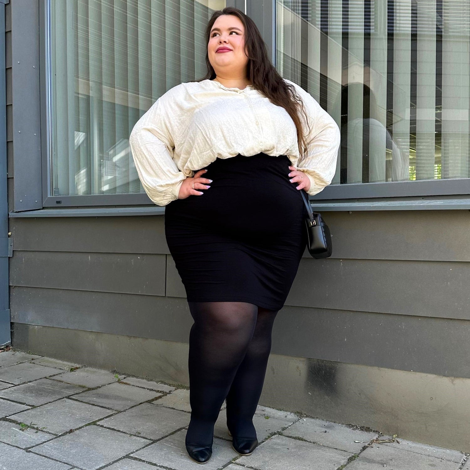 Huggy Leicht stützende Strumpfhose - Schwarz