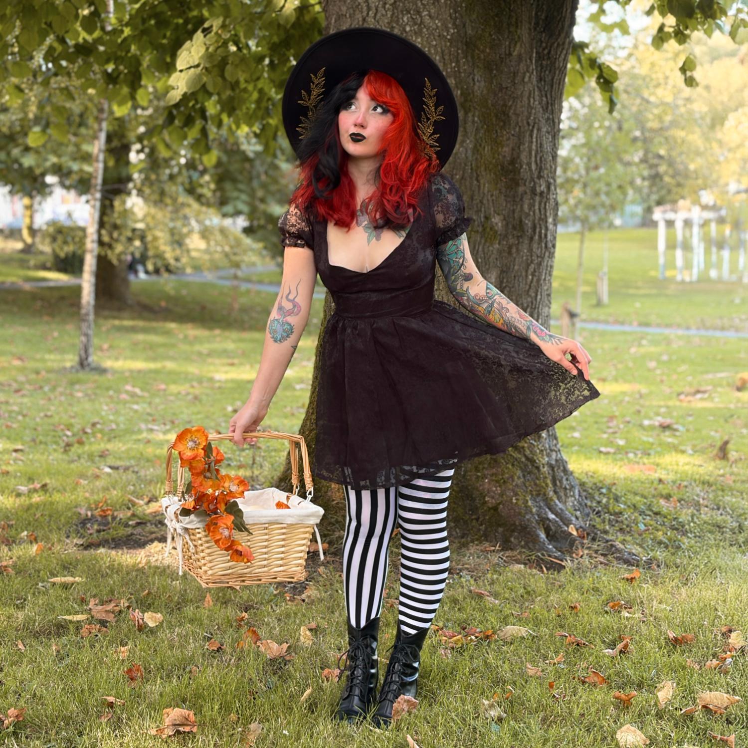 Halloween-Strumpfhose – BetelWitch – Snowball