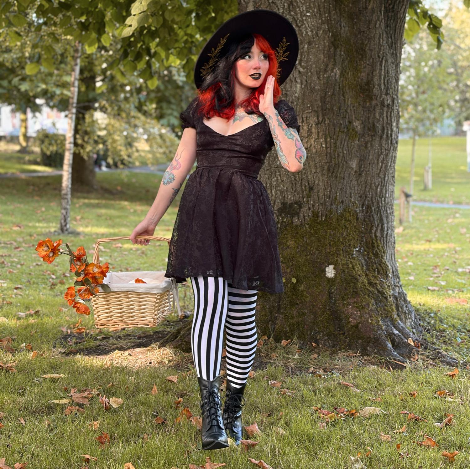 Halloween-Strumpfhose – BetelWitch – Snowball