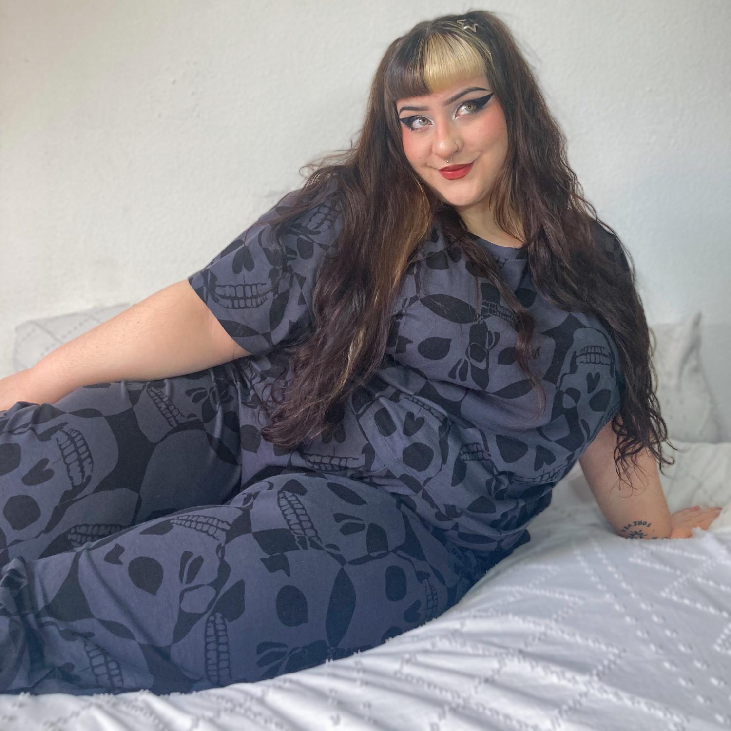 Bio-Baumwoll-Pyjama-T-Shirt – Boxy-Fit - Catacomb