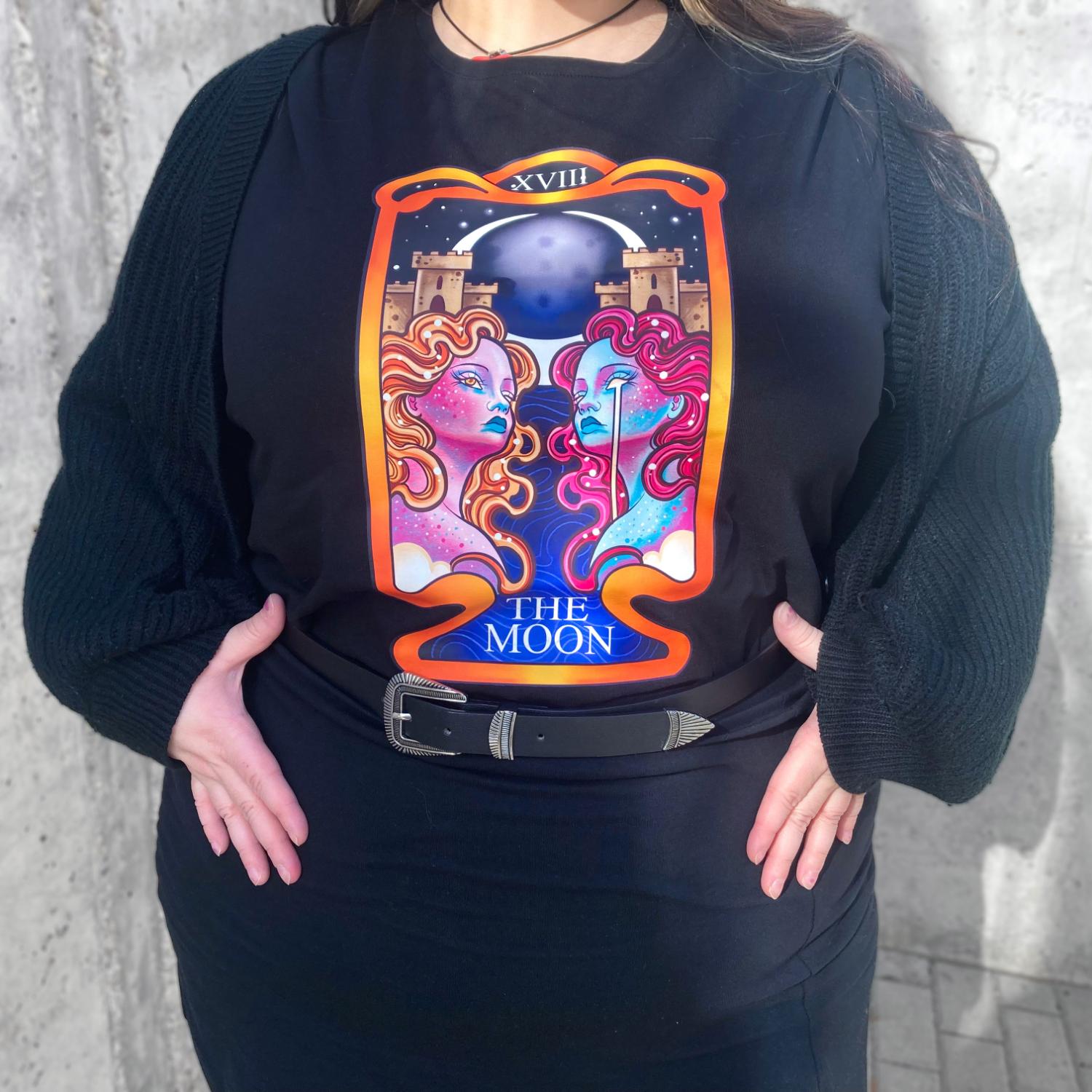 Major Arcana Baby Tee - XVIII Der Mond