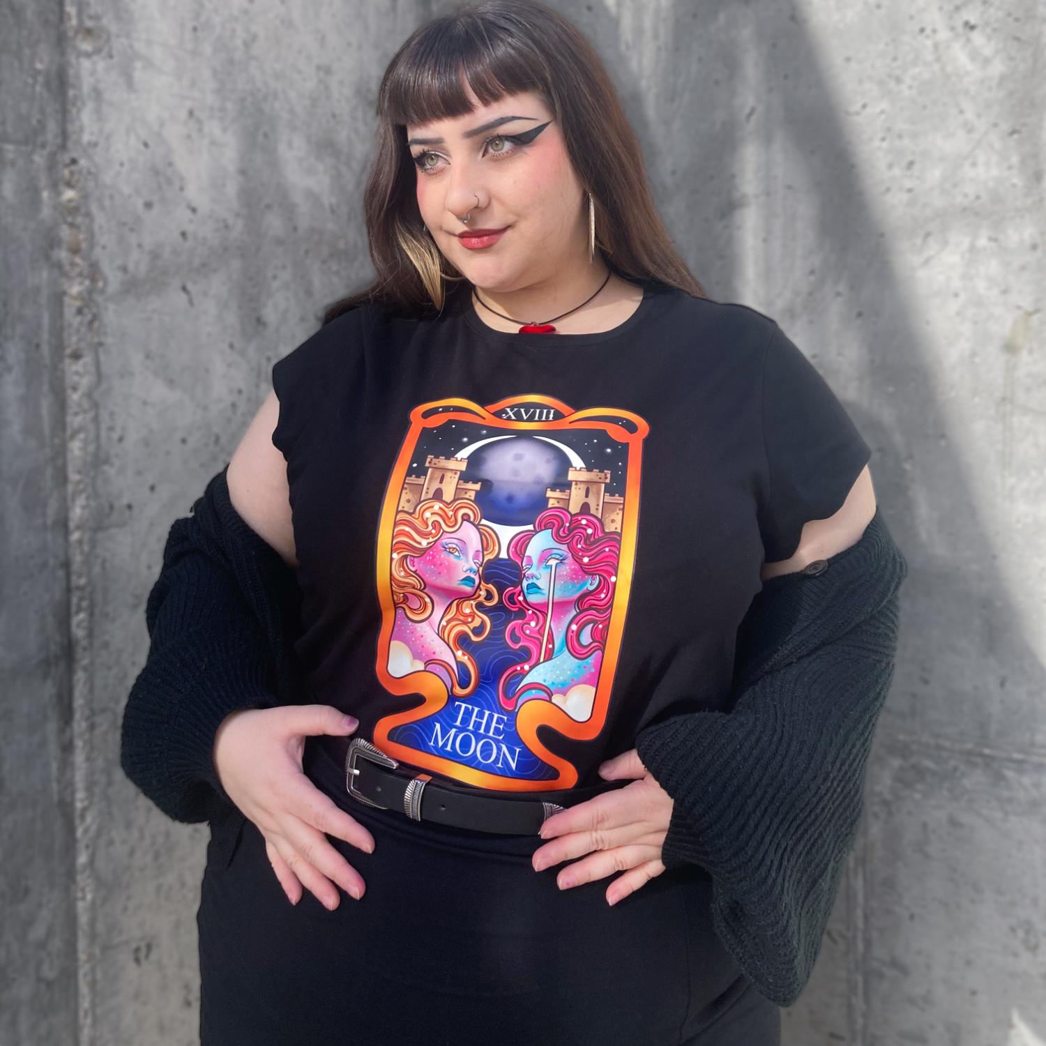 Major Arcana Baby Tee - XVIII Der Mond