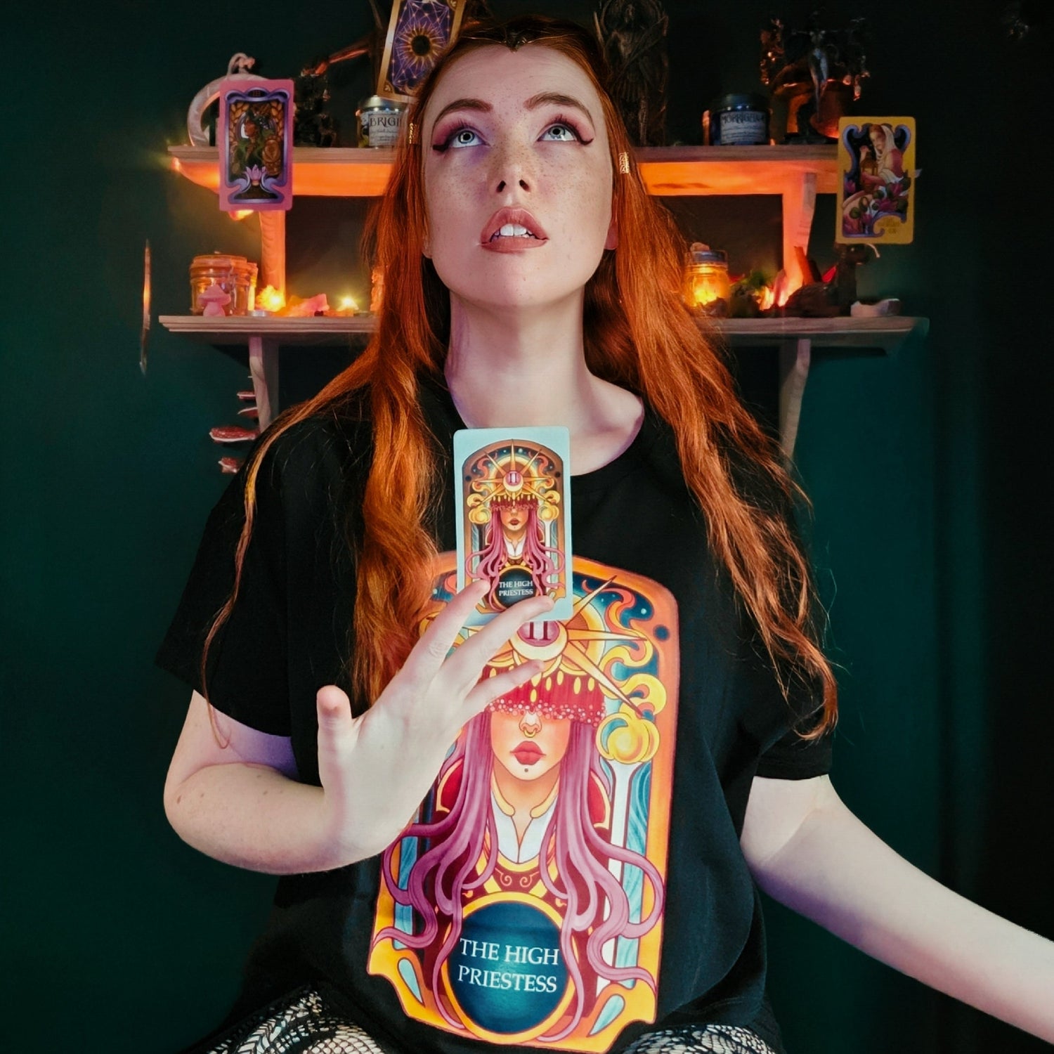 Major Arcana Boxy Tee - II Die Hohepriesterin