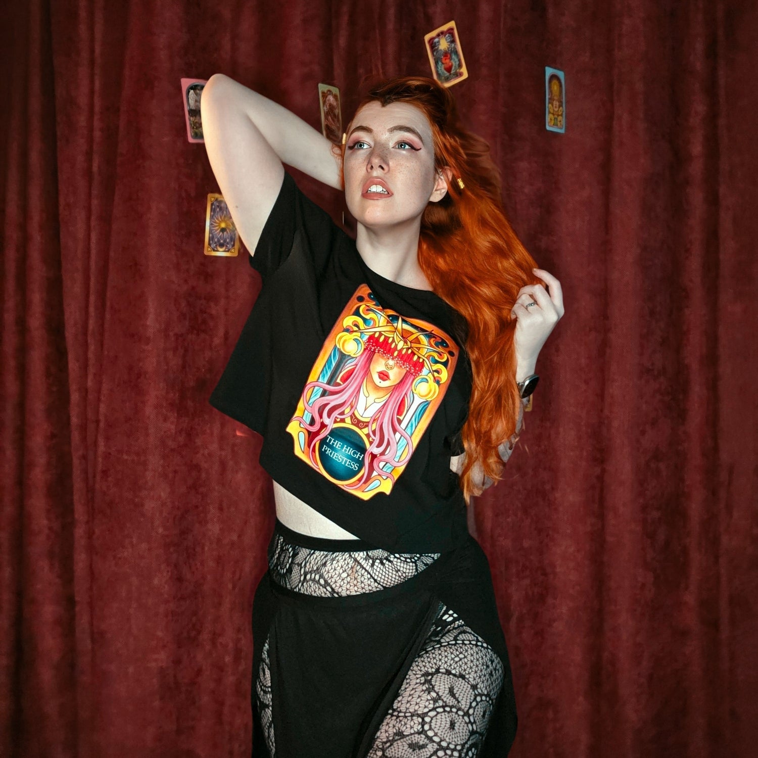 Major Arcana Boxy Tee - II Die Hohepriesterin