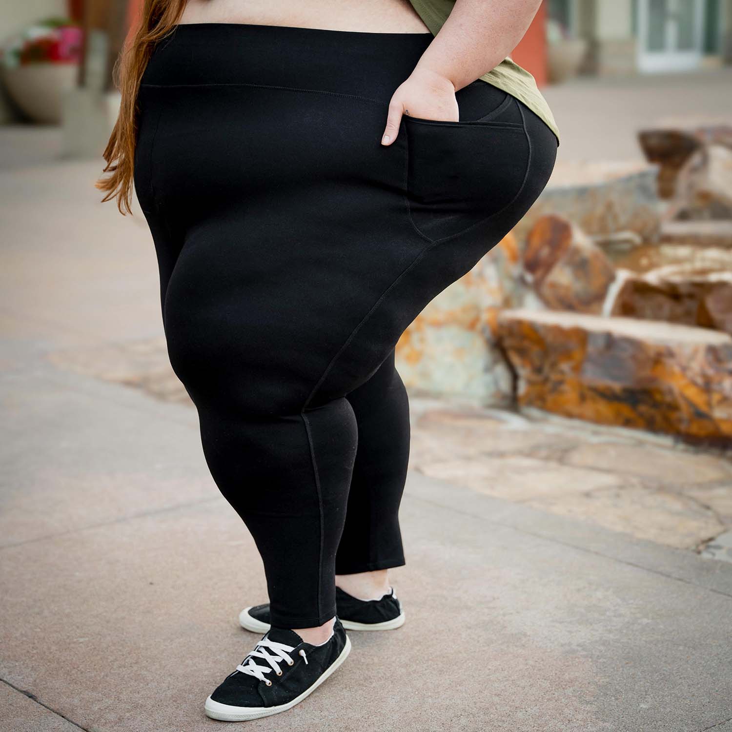 Squat-Proof Leggings - Schwarz