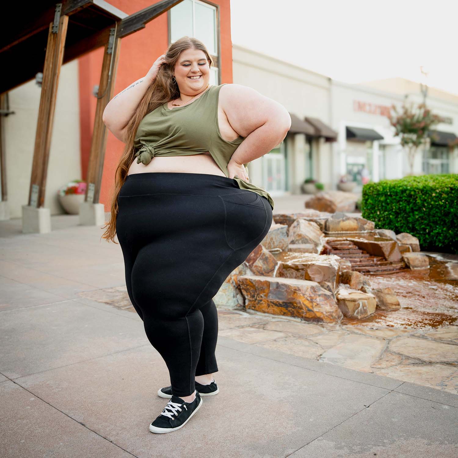 Squat-Proof Leggings - Schwarz