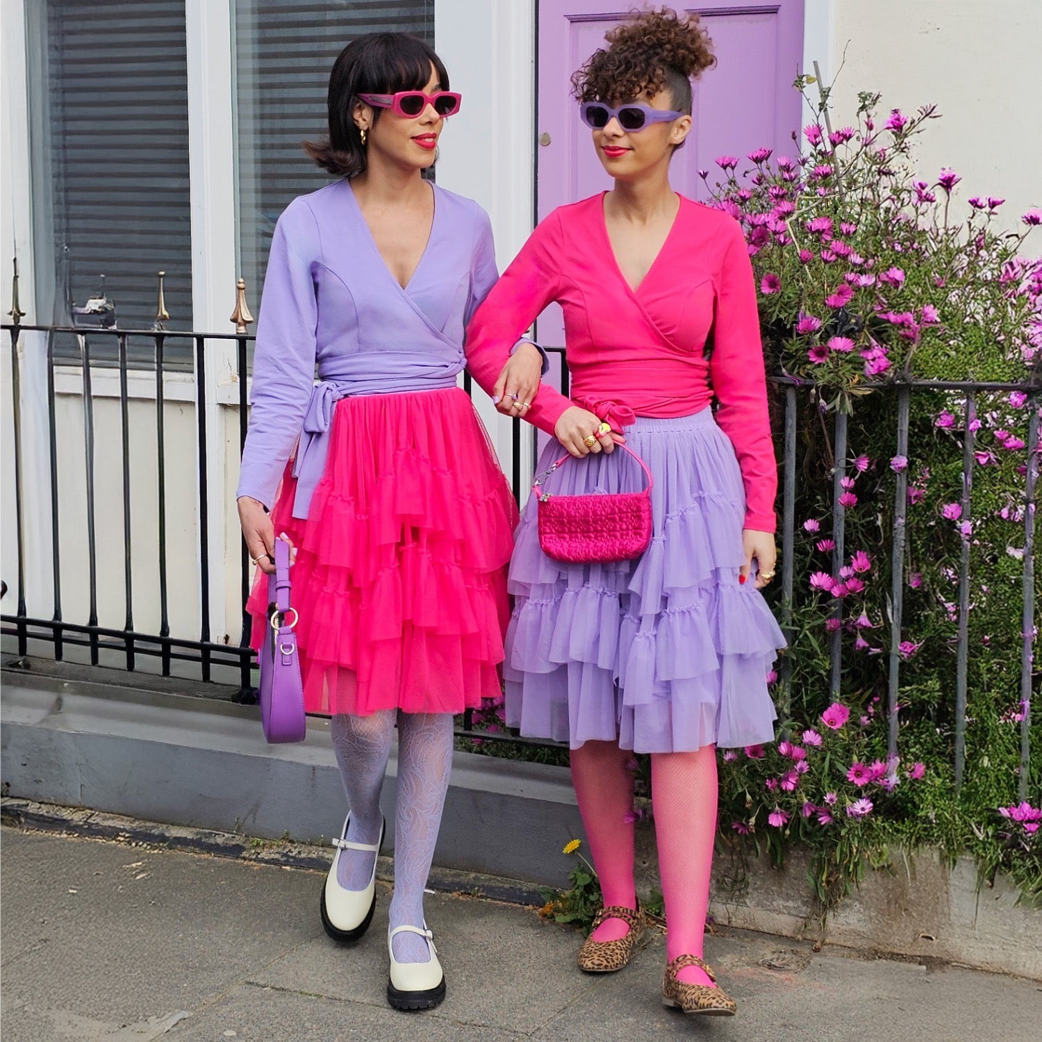 Wickeltop aus Bio-Baumwolle - Granatapfel