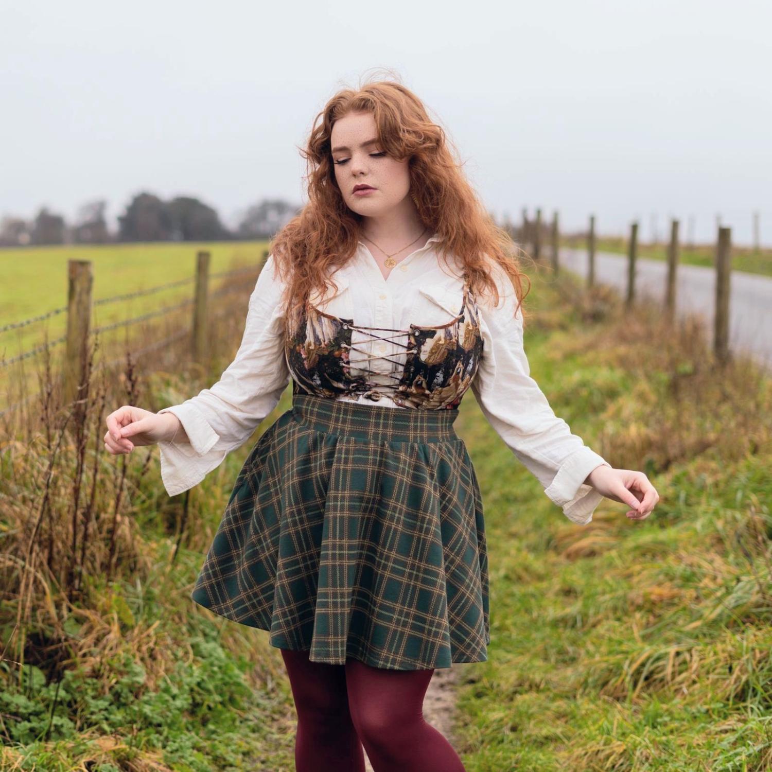 Karierter Mini-Tellerrock - Glenfern