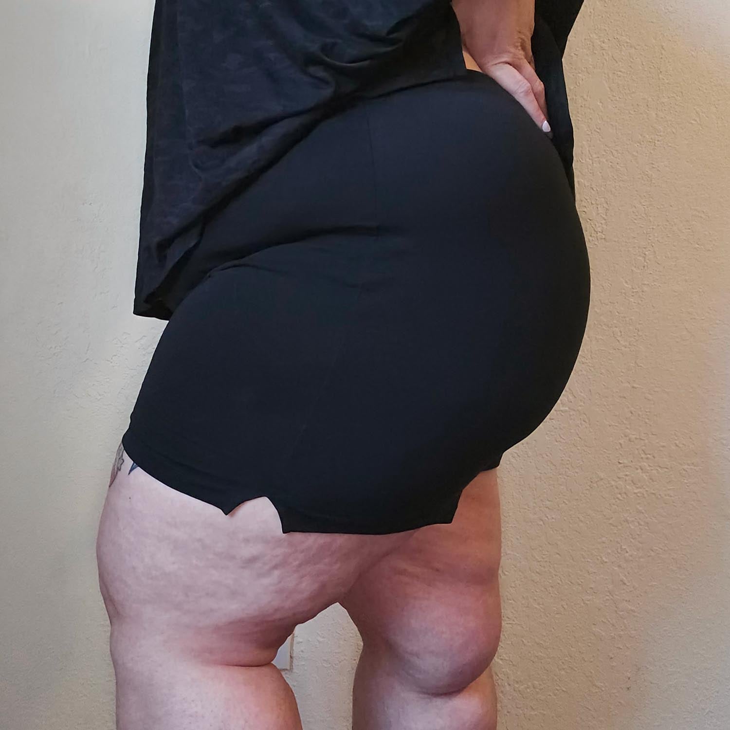 Bio-Baumwolle Femme Boxer Shorts - Schwarz